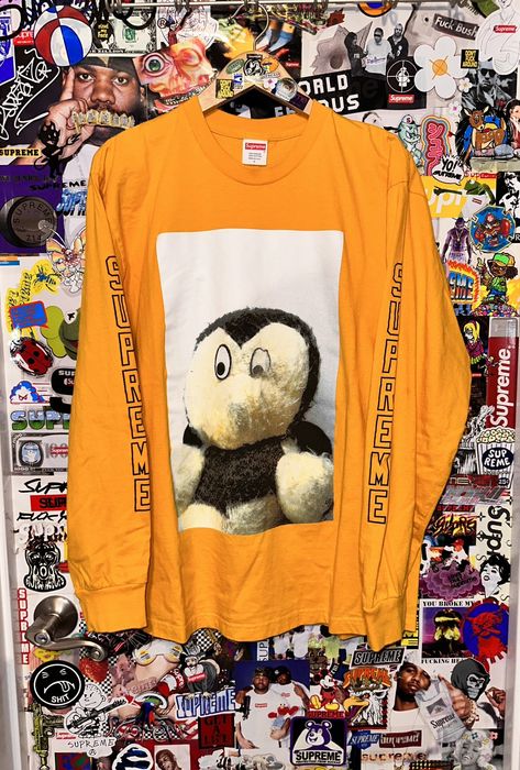 Supreme FW18 Supreme Mike Kelley AhhYouth! Long Sleeve Tee Orange