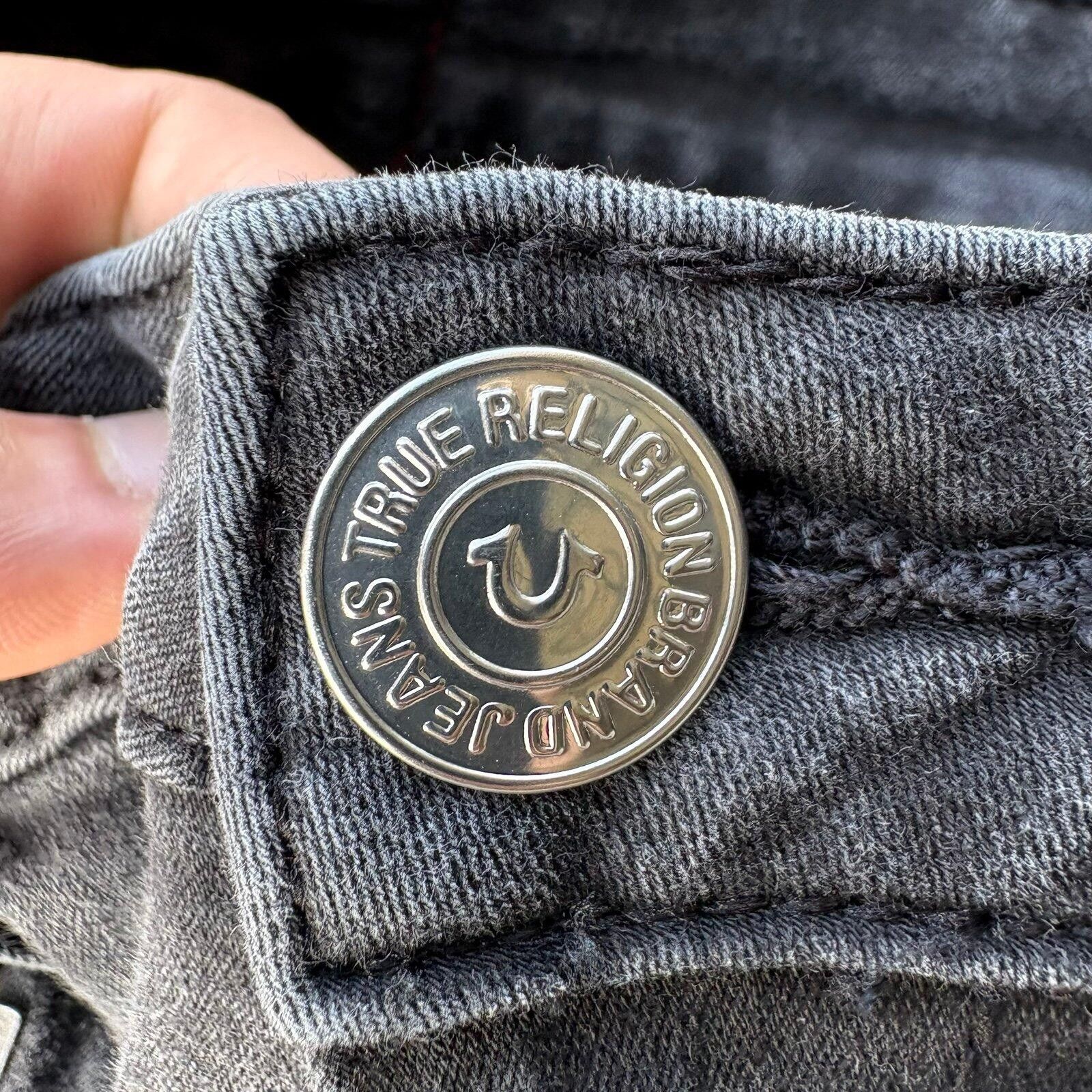 True Religion Y2K Black true religion jeans Size 28" / US 6 / IT 42 - 6 Thumbnail