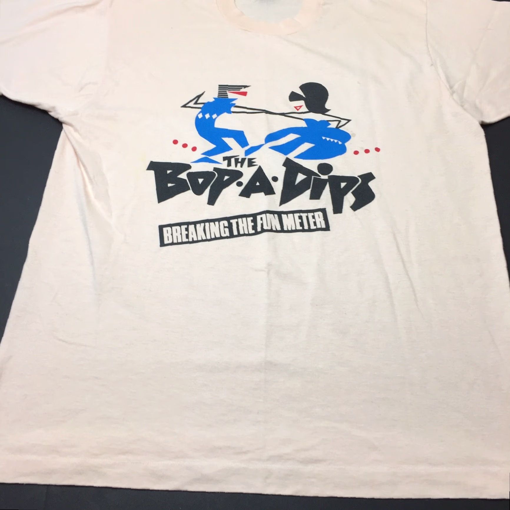 Vintage VINTAGE Screen Stars Shirt Adult XL Pink Bop-A-Dips "Breaking The Fun Meter" Mens Size US XL / EU 56 / 4 - 6 Thumbnail