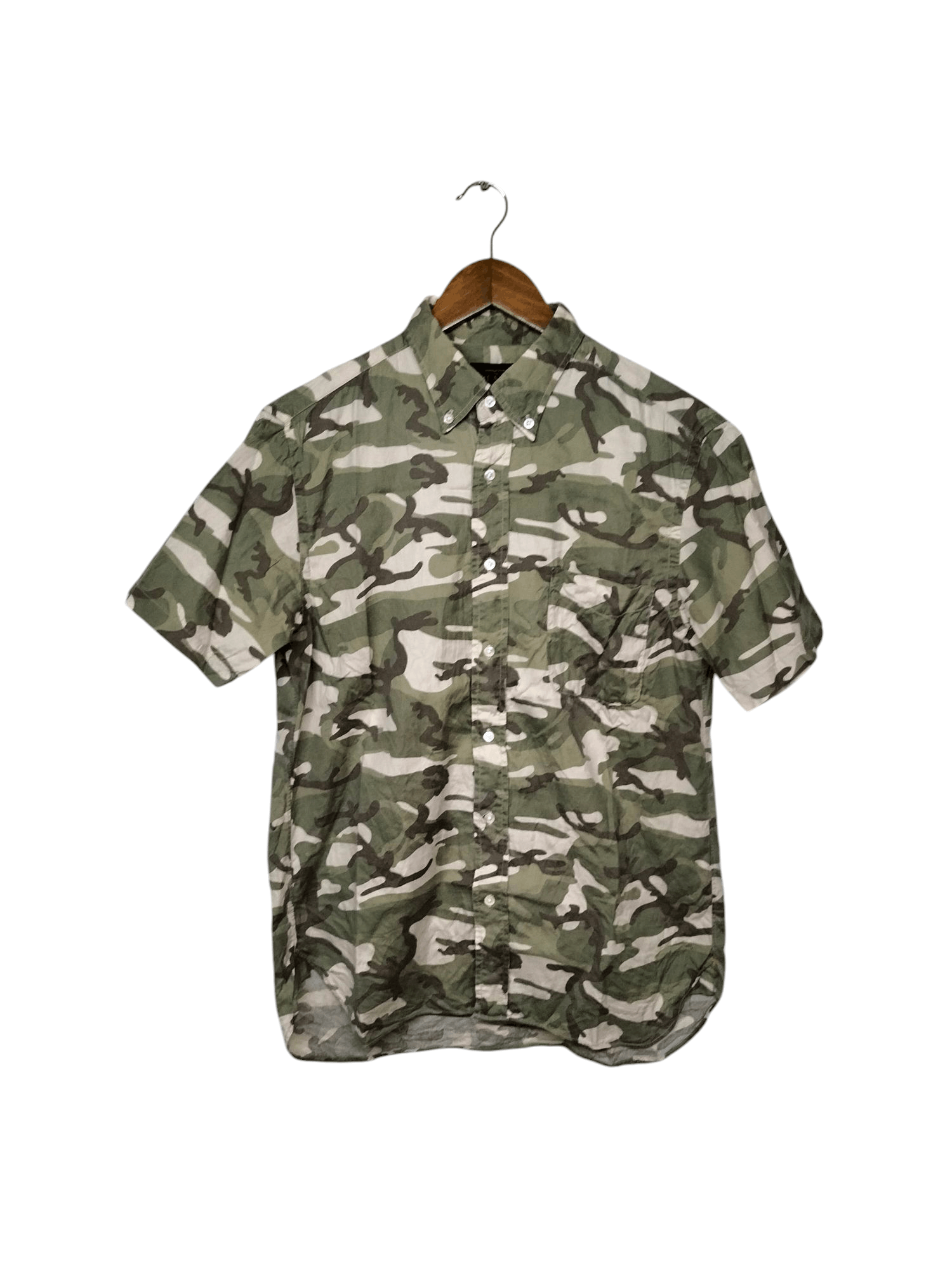 Beams Plus Beams plus camouflage button down shirt Size US M / EU 48-50 / 2 - 1 Thumbnail