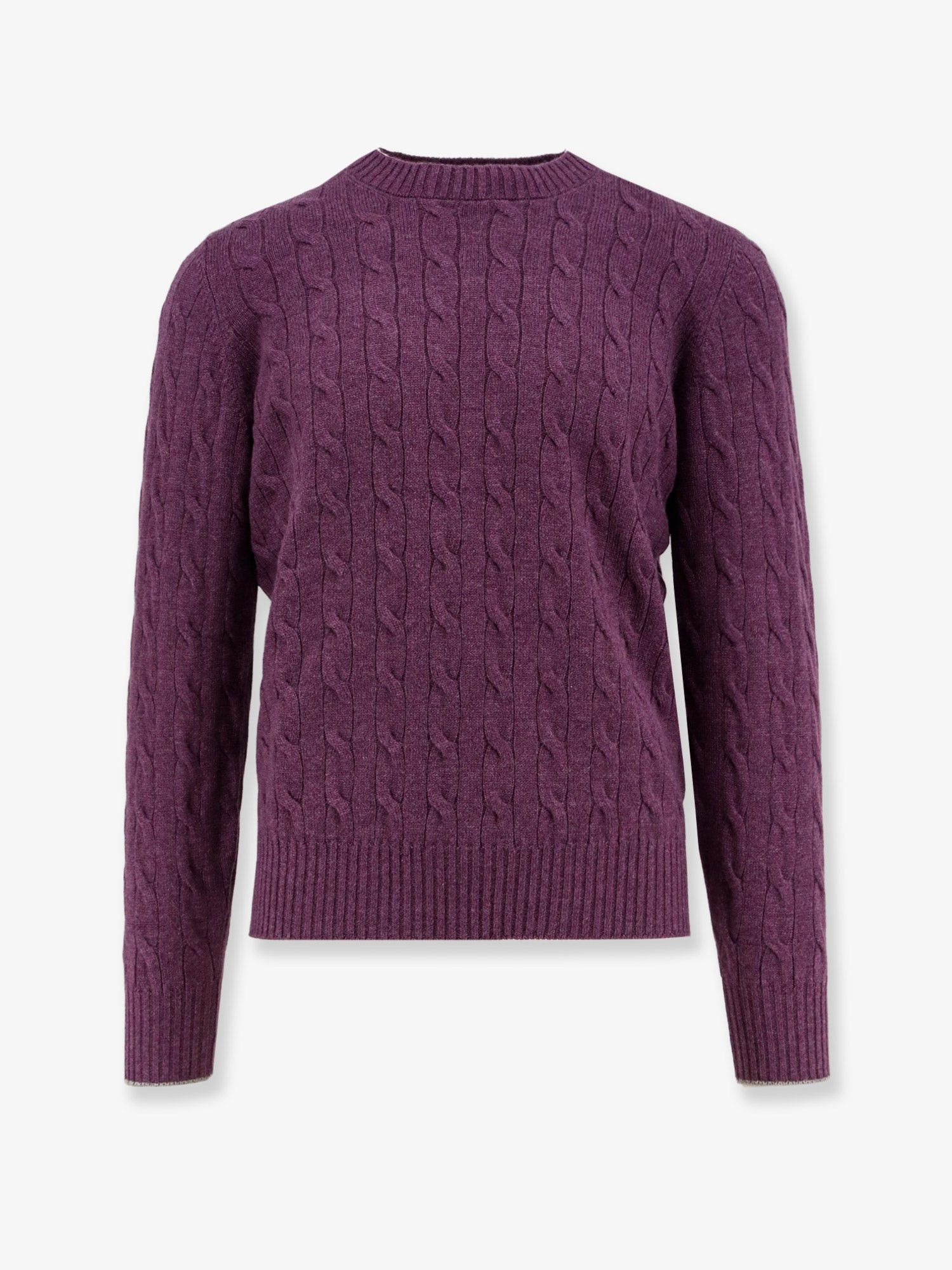 Brunello Cucinelli Cable Knit Cashmere Sweater Size US L / EU 52-54 / 3 - 1 Thumbnail