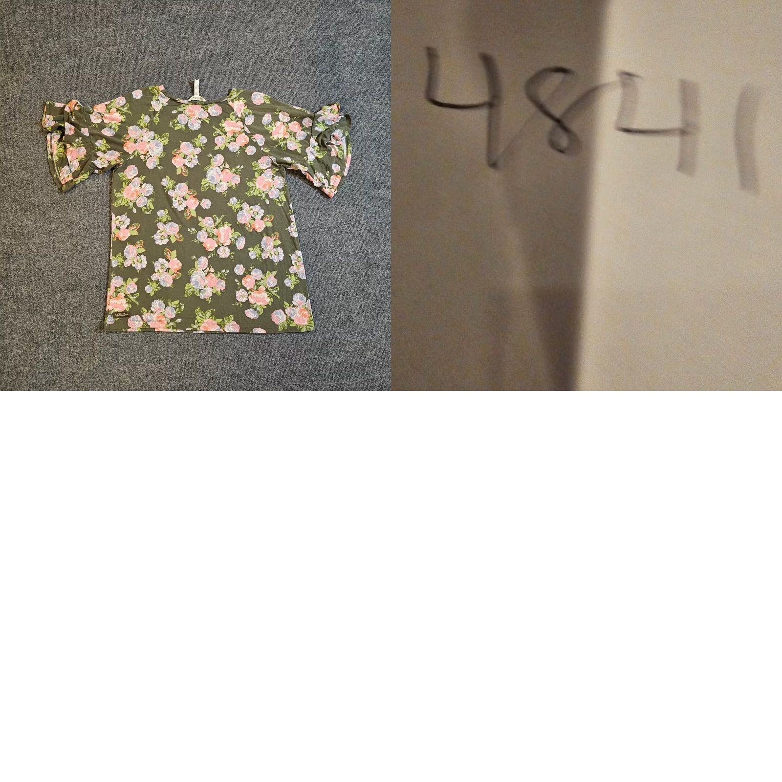 Vintage Matilda Jane Top Shirt Womens M Green Pink Button Short Sleeve Stretchy Blouse Casual Basic Pic Measurements Available Size M / US 6-8 / IT 42-44 - 8 Thumbnail