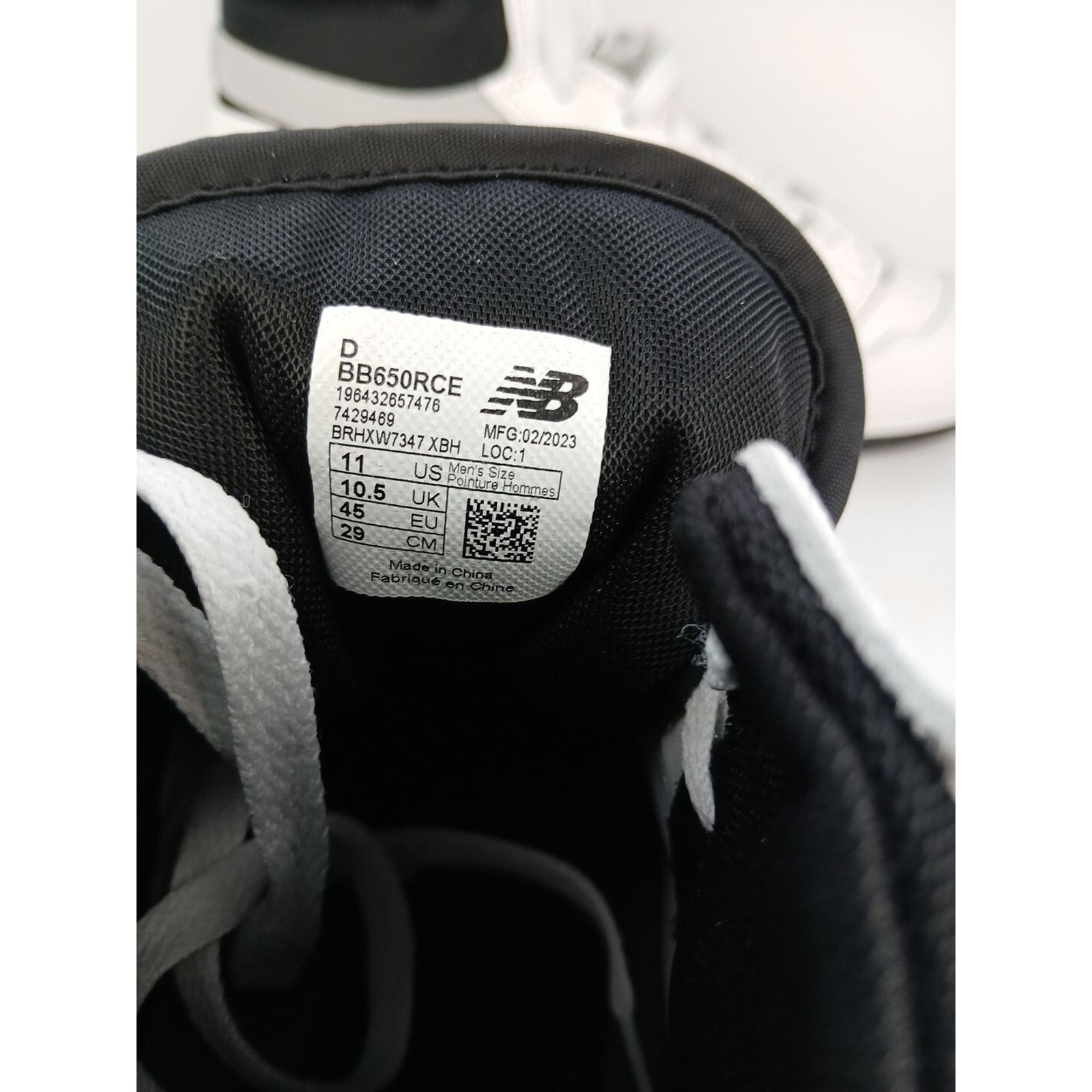 New Balance New Balance 650R Lifestyle White / BLK Shoes Men's Sz 11 Size US 11 / EU 44 - 21 Thumbnail
