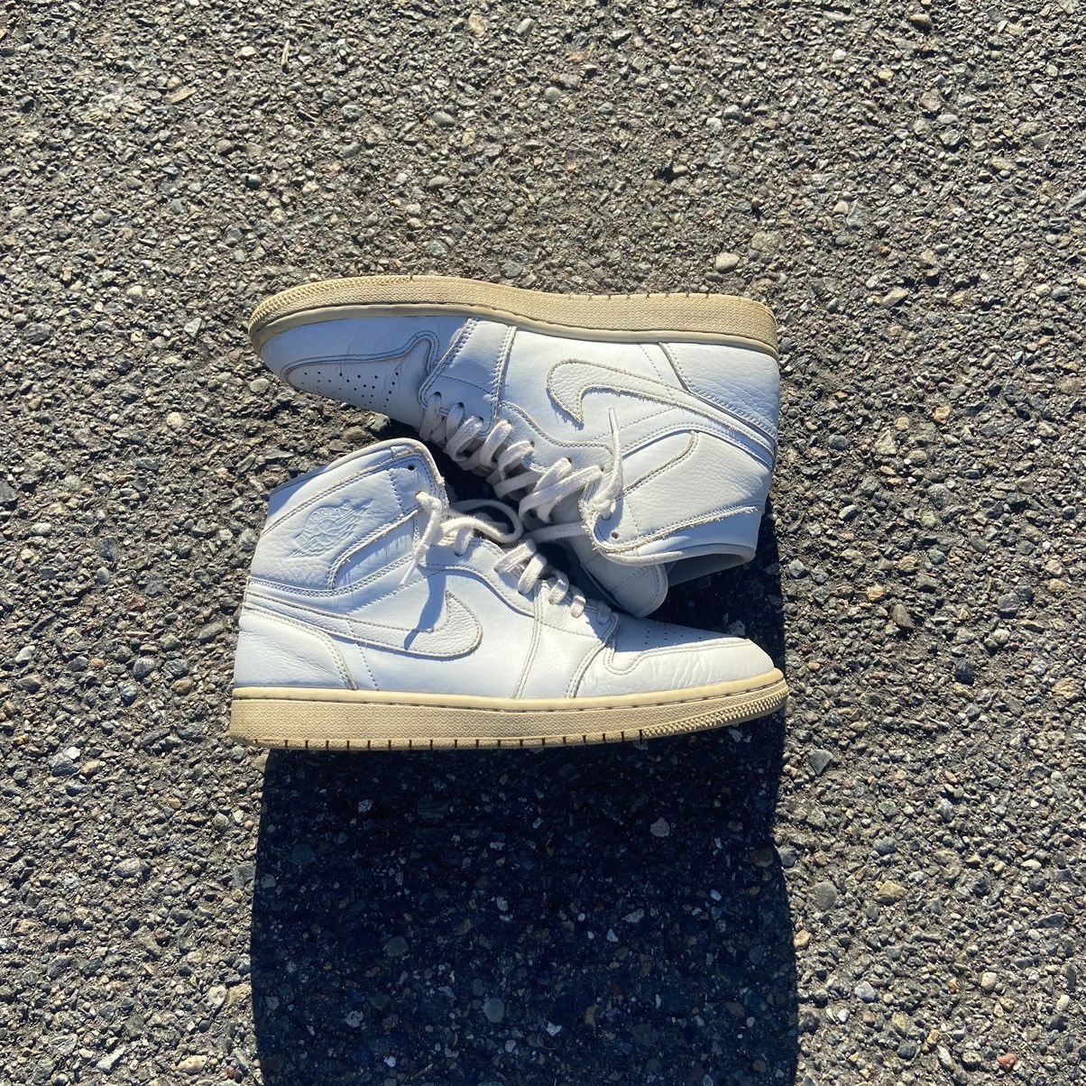 Jordan Brand × Nike Jordan 1 High Pure Platinum Size US 9 / EU 42 - 1 Thumbnail
