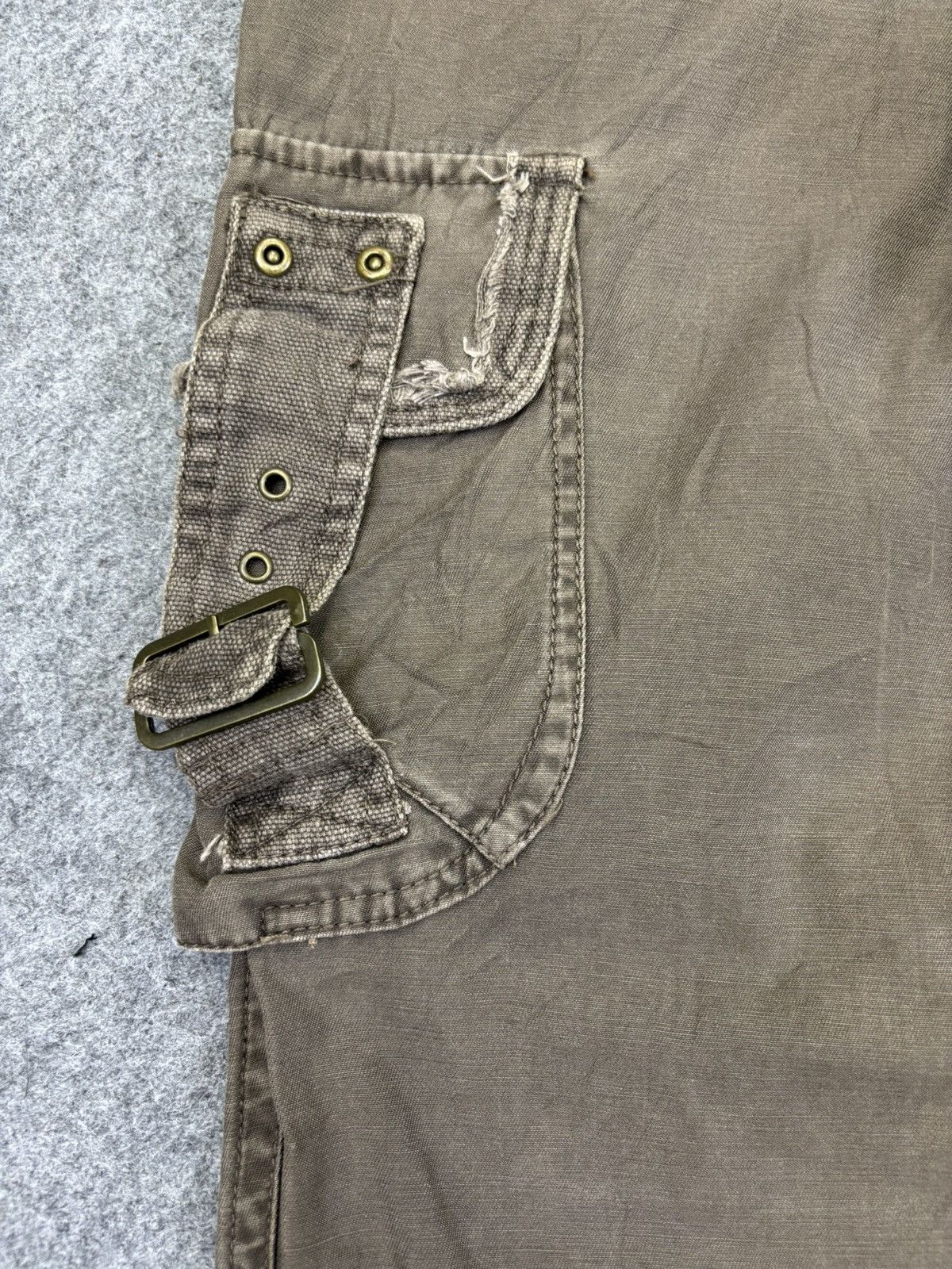 Japanese Brand 💥Flare Cargo💥Oil Cake Hybrid Cargo Pant F900 Size US 31 - 6 Thumbnail