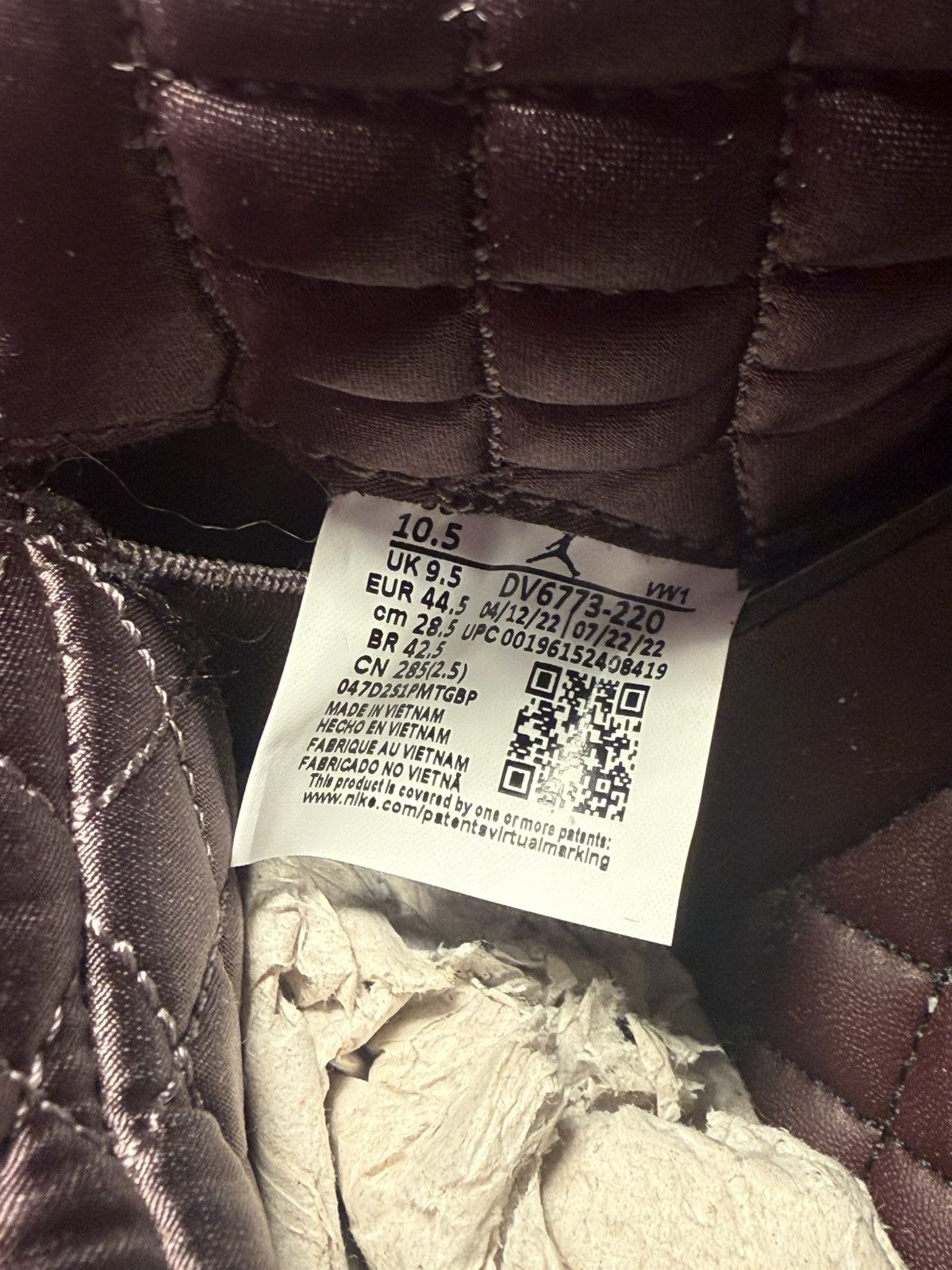 A Ma Maniere × Jordan Brand Jordan 4 x A Ma Maniere “Violet Ore” size 10.5 Size US 10.5 / EU 43-44 - 7 Thumbnail