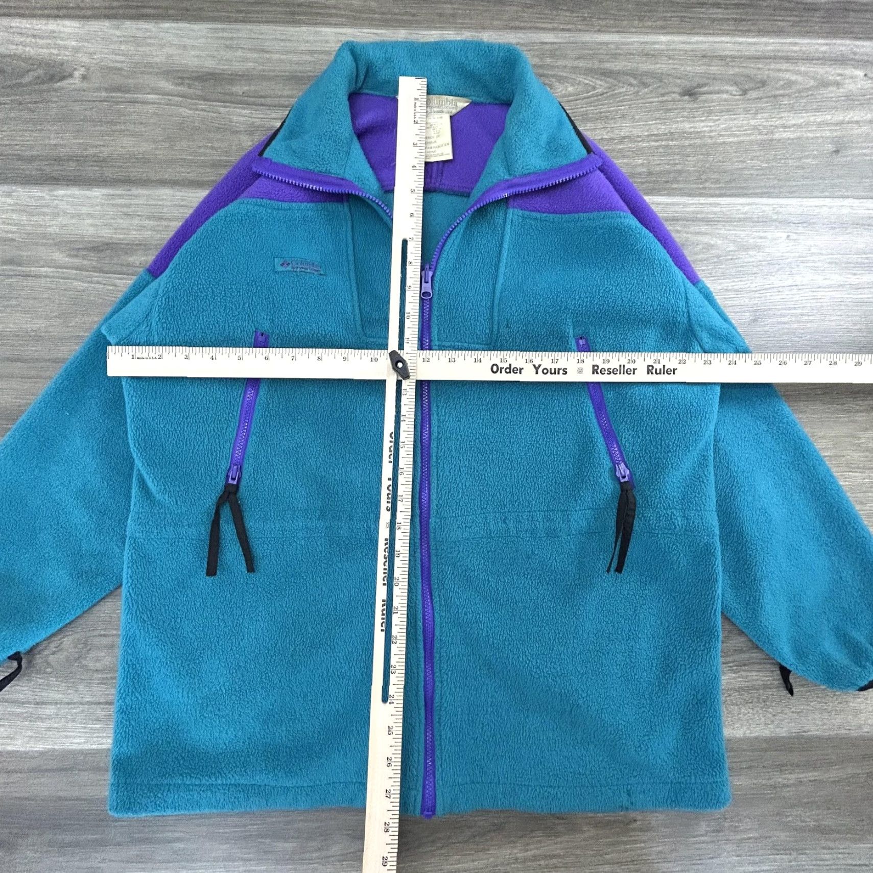 Vintage VINTAGE Columbia Jacket Womens XL Blue Purple Full Zip Fleece Outdoors Retro 90s Size XL / US 12-14 / IT 48-50 - 7 Thumbnail