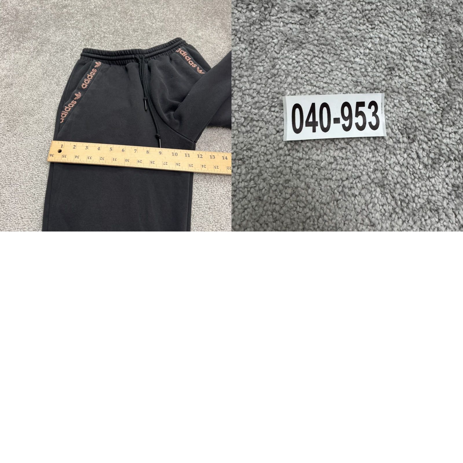 Adidas Adidas Originals Rose Gold Trefoil Taper Jogger Sweatpants Womens M Black Size 32" / US 10 / IT 46 - 11 Thumbnail