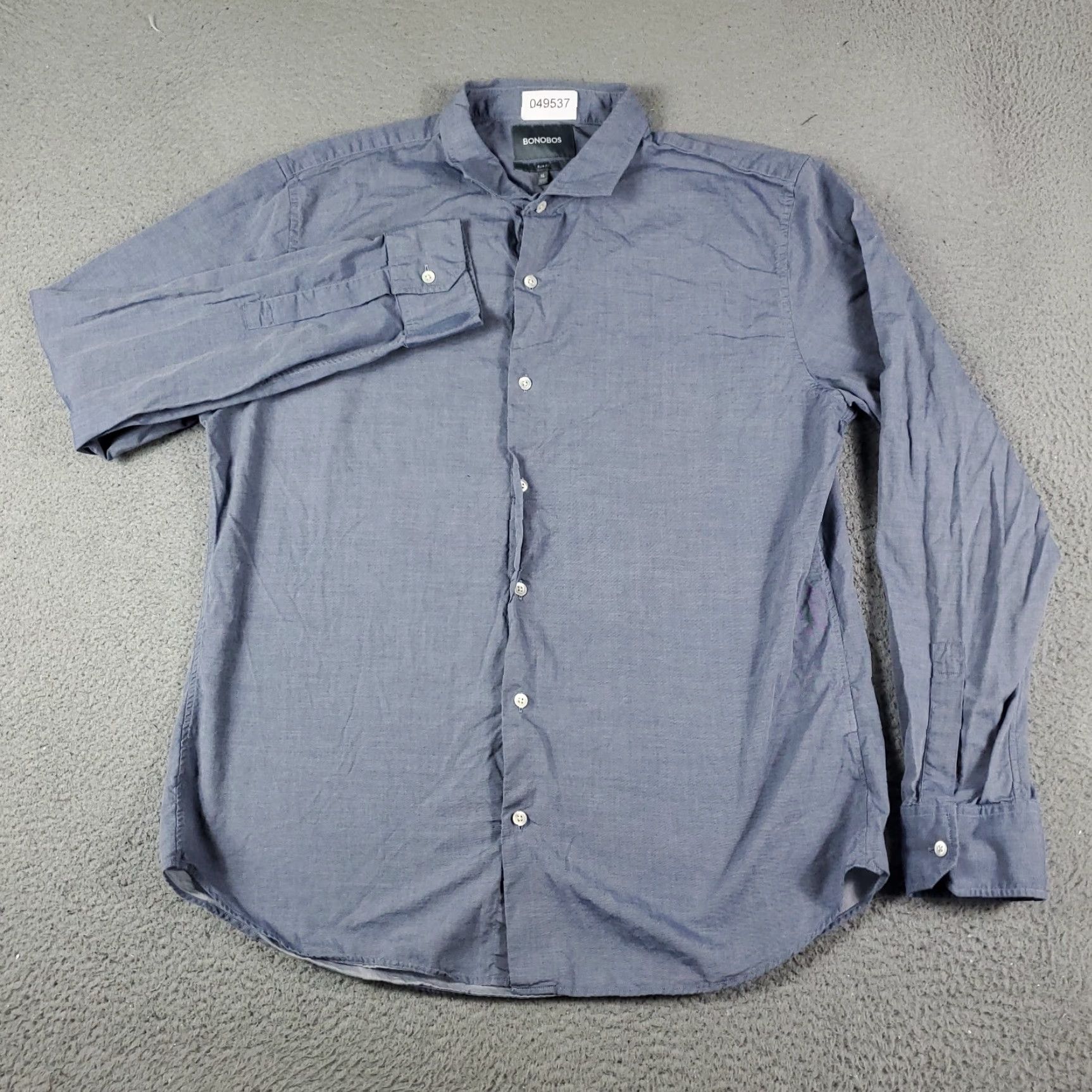 Bonobos Bonobos Shirt Mens Size XL Blue Button-Up Long Sleeve Casual Size US XL / EU 56 / 4 - 2 Thumbnail