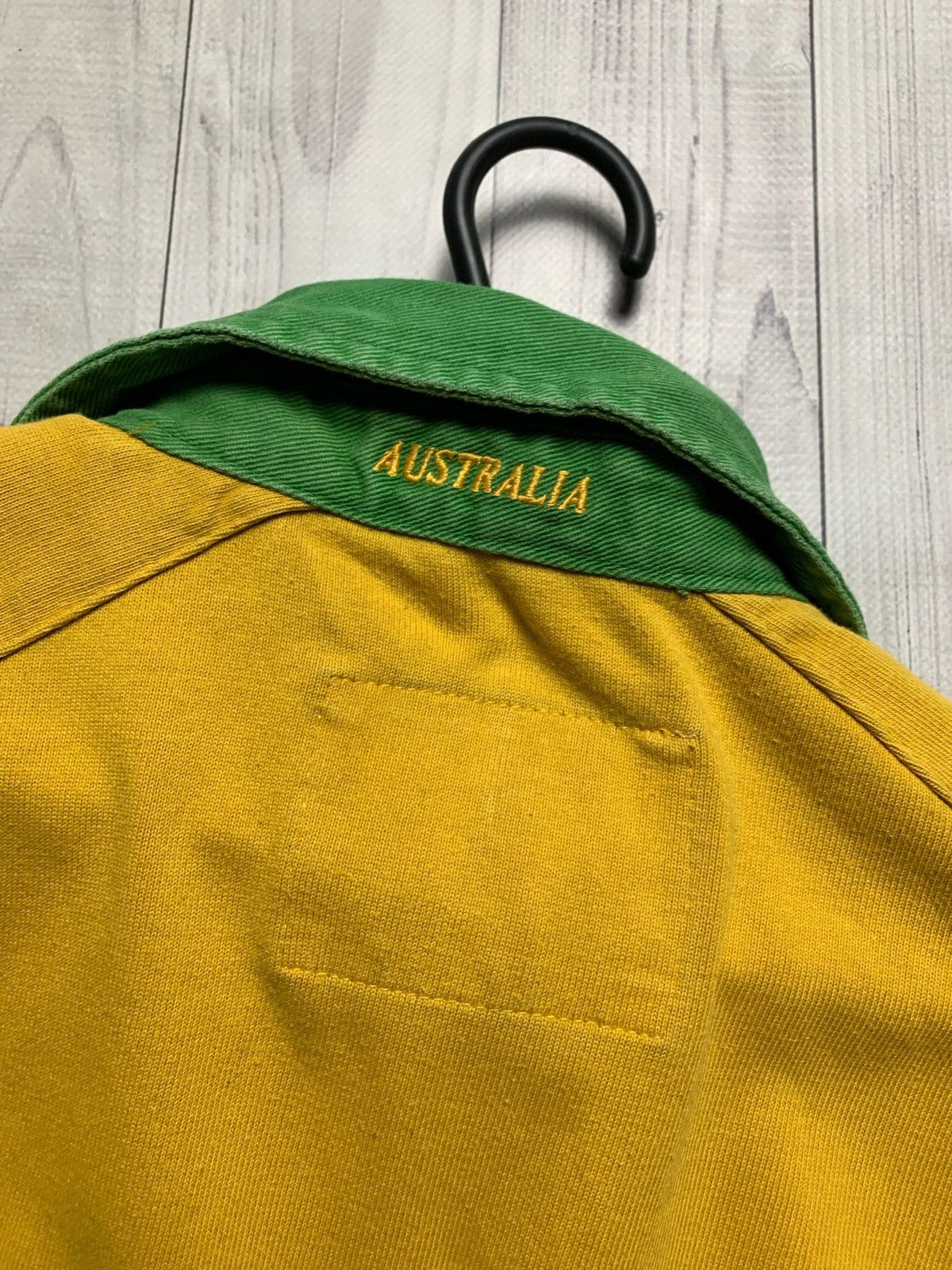 Vintage Vintage Australia rugby jersey yellow size S logo distressed Size US S / EU 44-46 / 1 - 15 Thumbnail