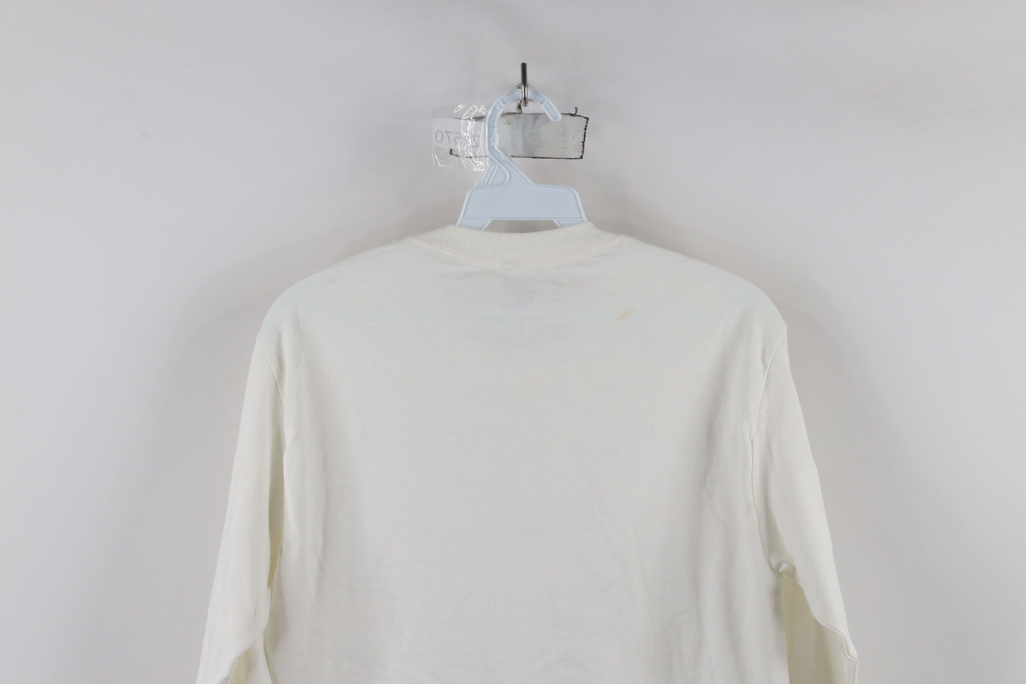 Vintage Deadstock Vintage Y2K Streetwear Long Sleeve T-Shirt White Size US S / EU 44-46 / 1 - 12 Thumbnail