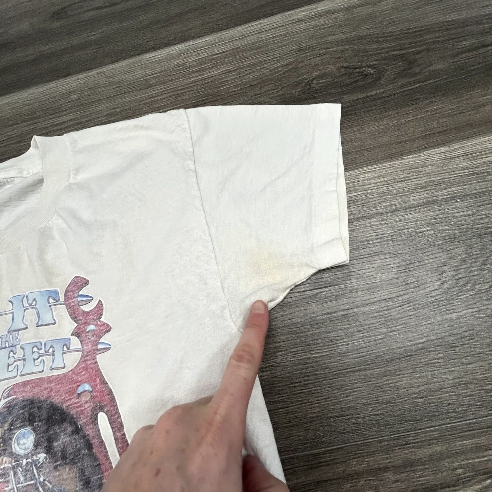 Honda VINTAGE Honda Shirt Mens S White 70s Graphic Do It In The Street Chopper Motocross Back HONDA Logos Biker Size US S / EU 44-46 / 1 - 7 Thumbnail