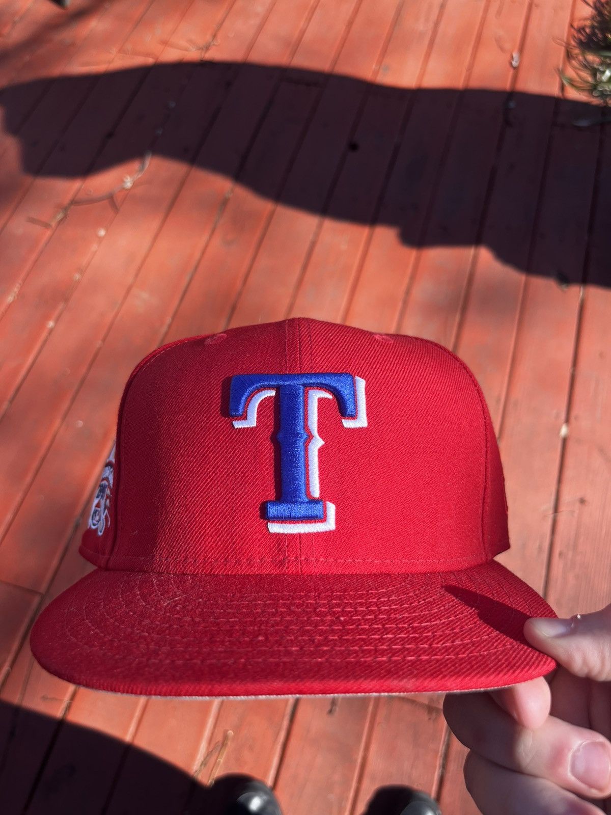 New Era × Vintage Rangers Red and Blue All star patch Size ONE SIZE - 1 Thumbnail