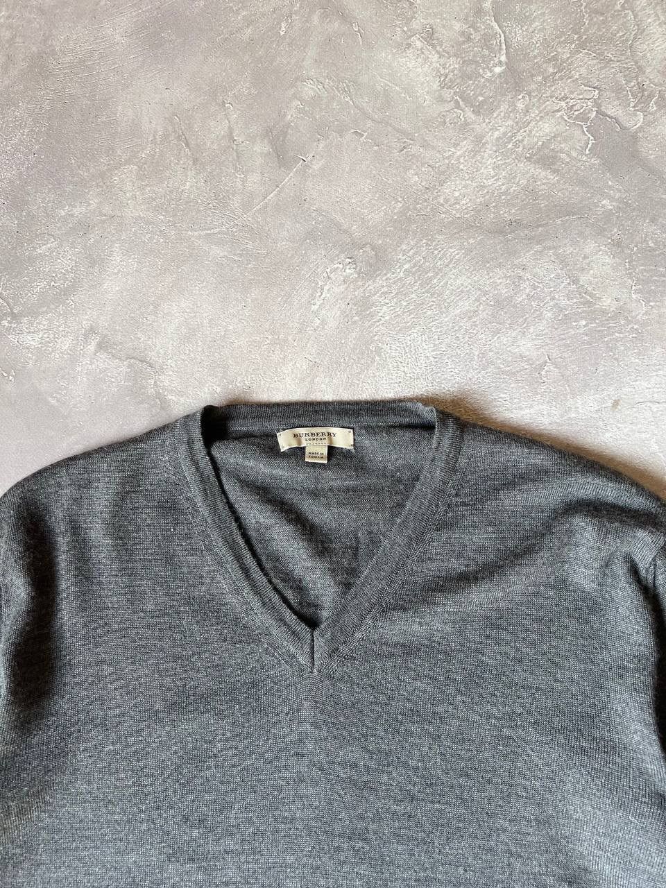 Burberry Vintage Burberry Merino Wool Sweater Size US XL / EU 56 / 4 - 6 Thumbnail