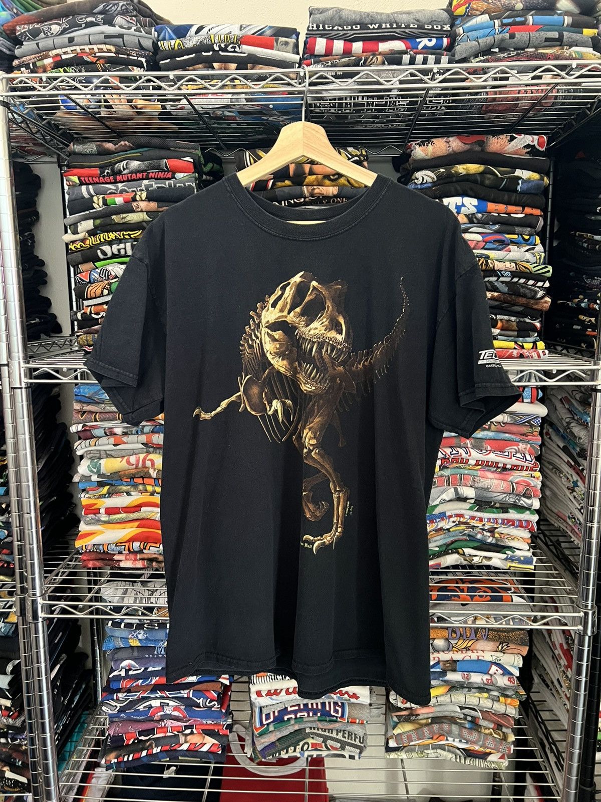 Arts & Science 2000s Dinosaur Fossil Tellus Museum Briant Kalt T-Rex Tee Size US L / EU 52-54 / 3 - 1 Thumbnail