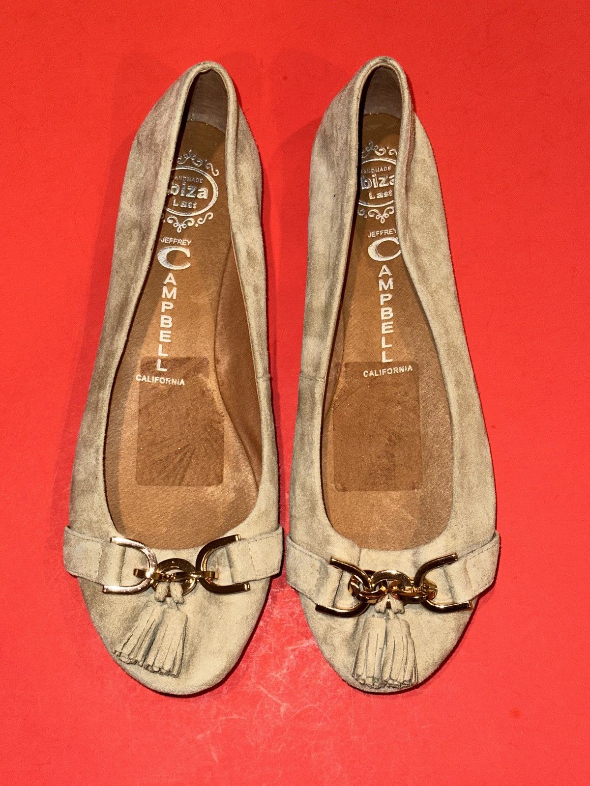 Jeffrey Campbell Jeffrey Campbell Seriously Cream Suede Ballet Flats 9 US Size US 9 / IT 39 - 10 Thumbnail