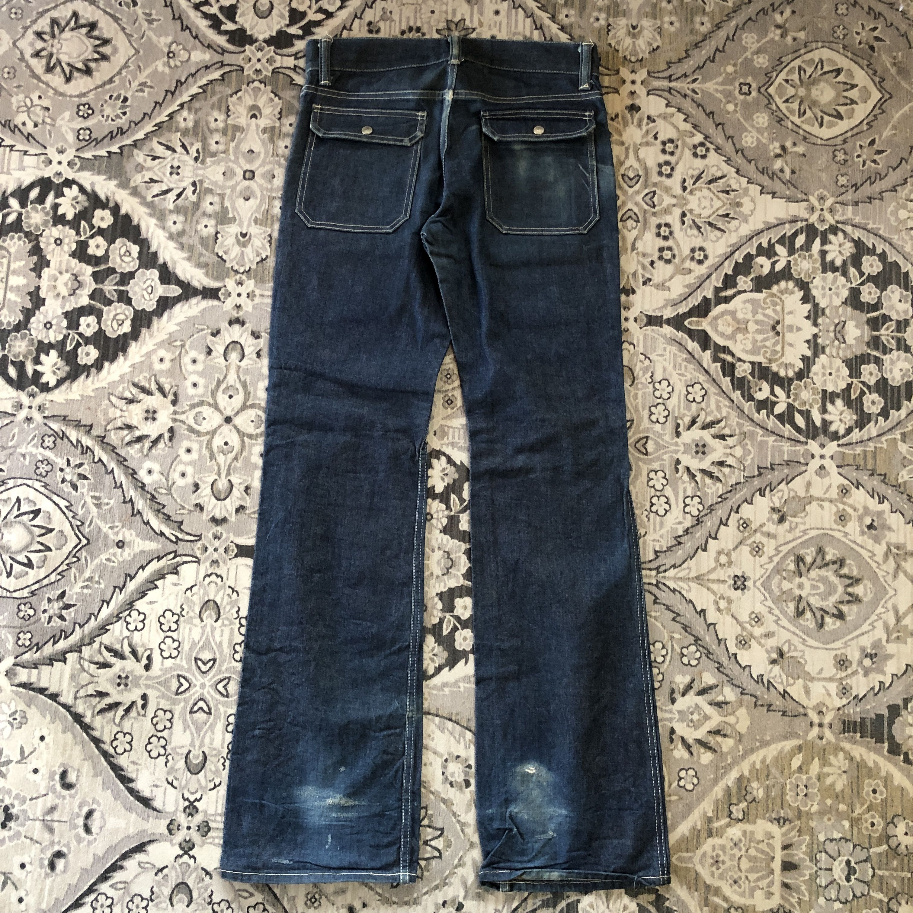 If Six Was Nine DELAY Win & Sons Bush Pants Flared Bootcut Size US 31 - 5 Thumbnail