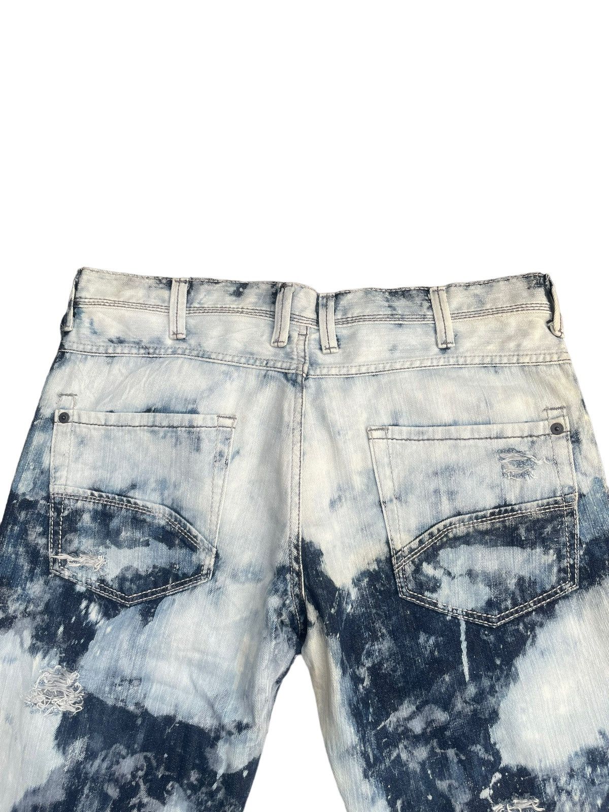 DKNY × Designer DKNY Bleach & Distresed Denim Size US 40 / EU 56 - 10 Thumbnail