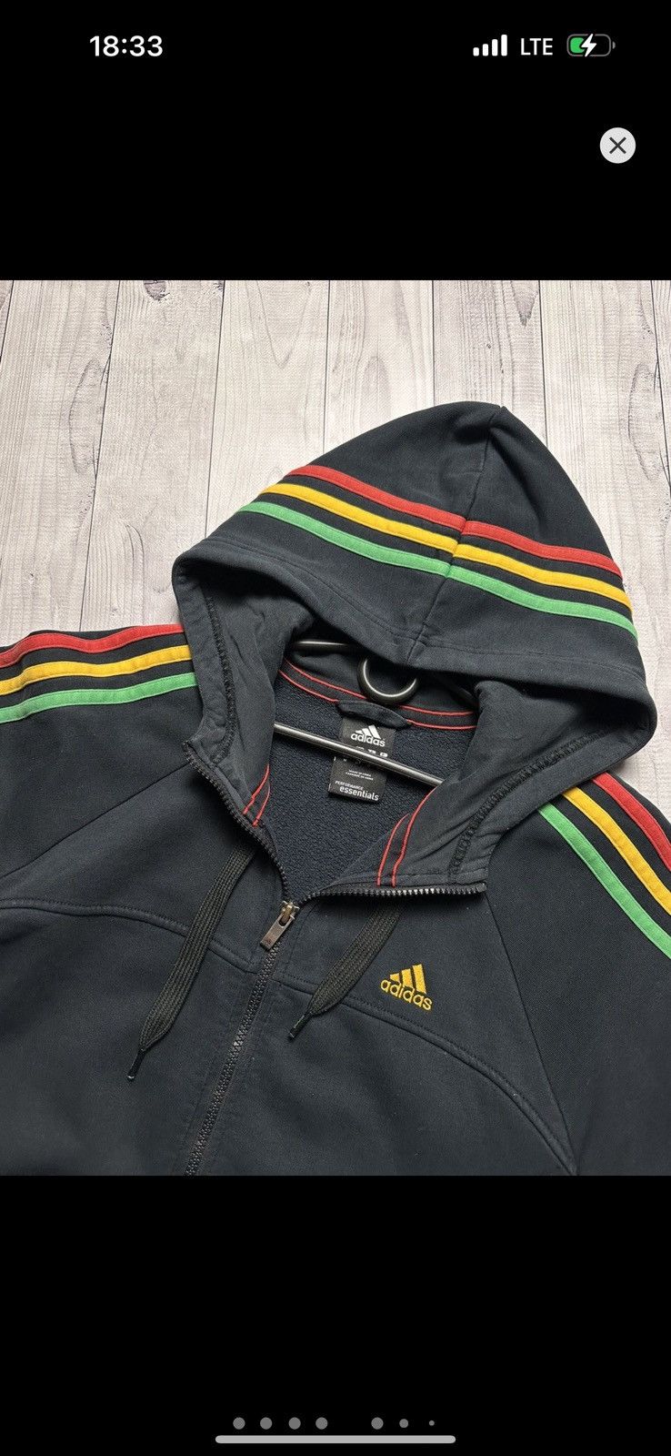 Adidas × Vintage Vintage adidas tracksuit Rasta Bob Marley size M rare Size US M / EU 48-50 / 2 - 12 Thumbnail