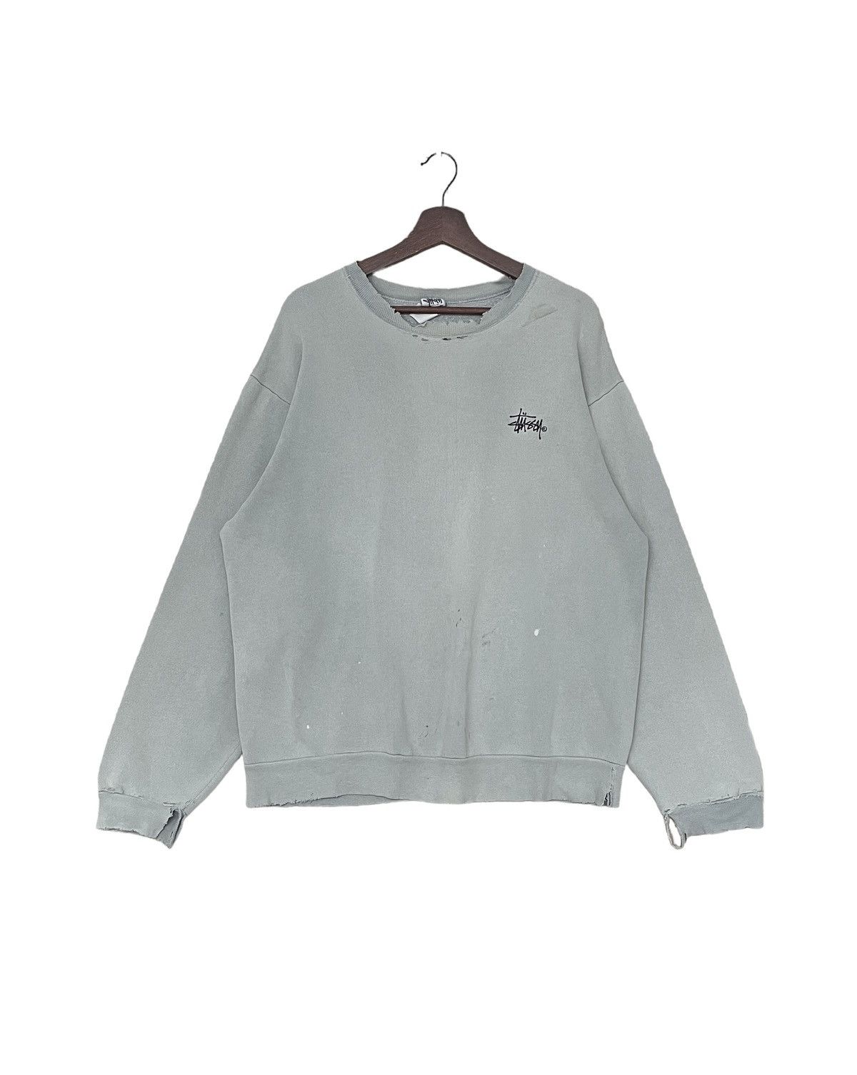 Stussy × Vintage Vintage Brand Stussy Made In Usa Sweatshirt 1980s Size US L / EU 52-54 / 3 - 1 Thumbnail