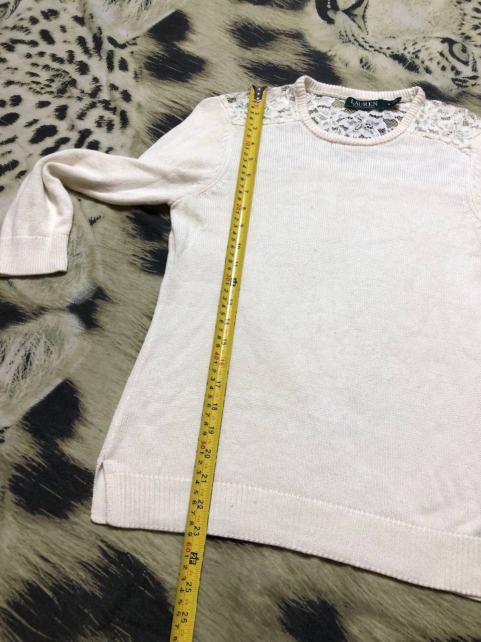 Lauren Ralph Lauren White Long Sleeve with lace Lauren Ralph Lauren Size M / US 6-8 / IT 42-44 - 15 Thumbnail