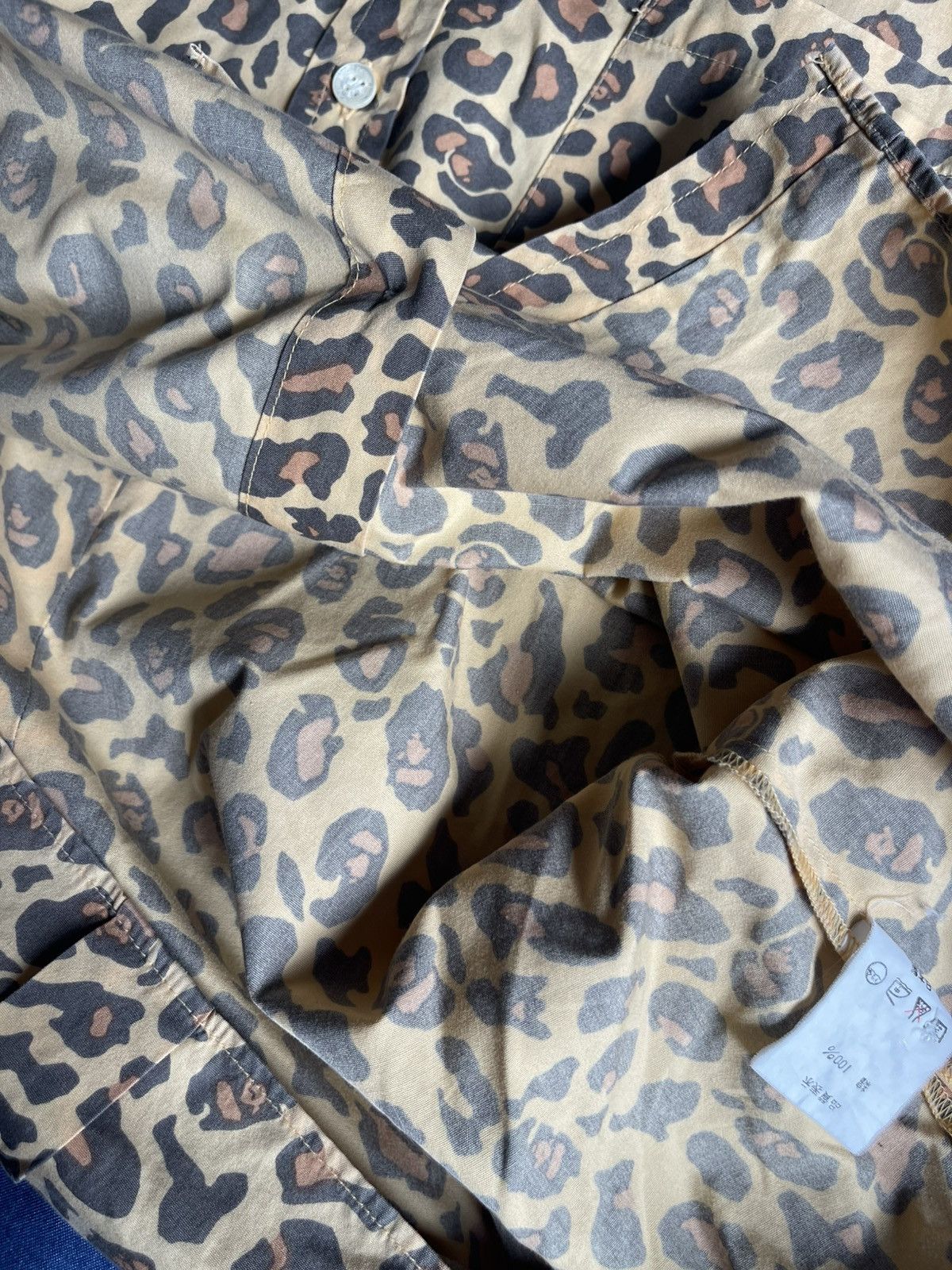 Bape OG Bape Leopard Camo Button Shirt A Bathing Ape Size US M / EU 48-50 / 2 - 7 Thumbnail