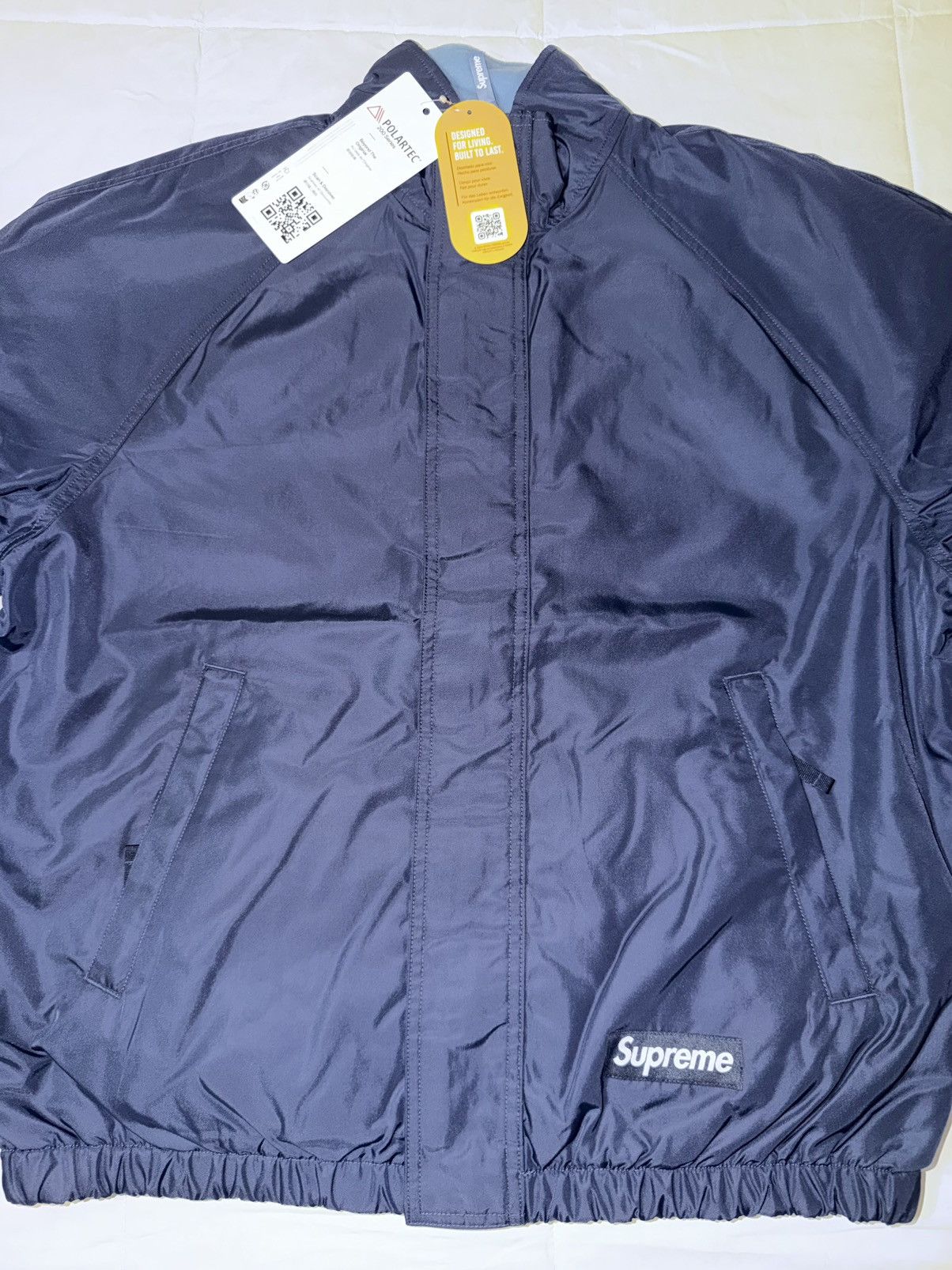 Supreme Supreme Polartec reversible track jacket navy (Medium) Size US M / EU 48-50 / 2 - 1 Thumbnail