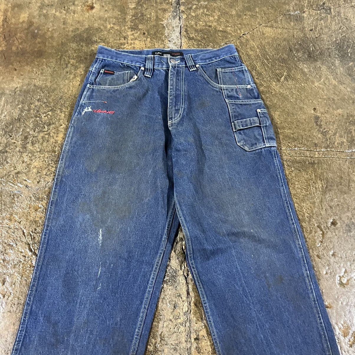 Fubu × JNCO × Vintage Crazy Vintage Y2K FUBU Carpenter Jeans Baggy Skater Unique Size US 34 / EU 50 - 11 Thumbnail