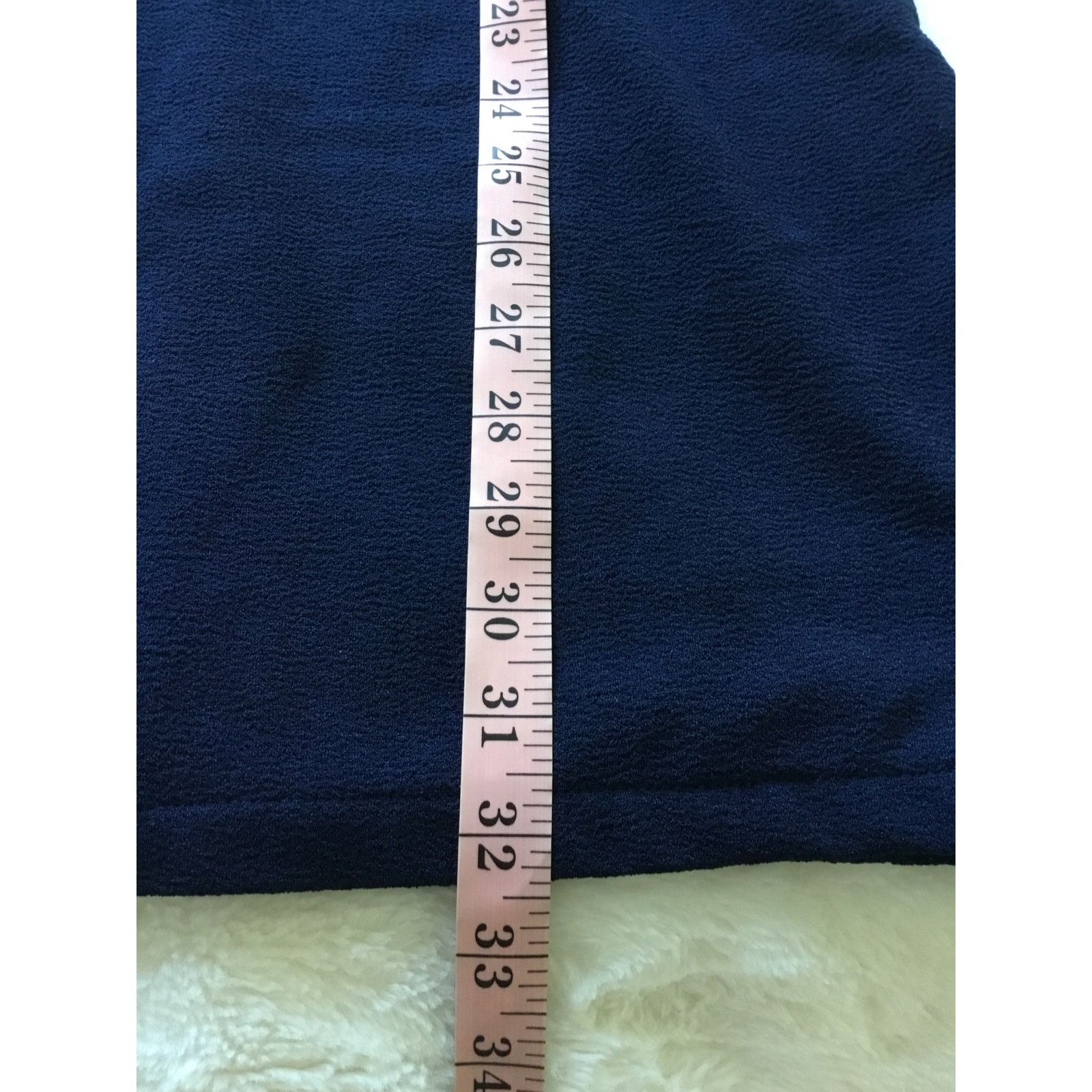 Other Storee Navy Blue Off-Shoulder Zip-Up Formal Dress Size M / US 6-8 / IT 42-44 - 16 Thumbnail