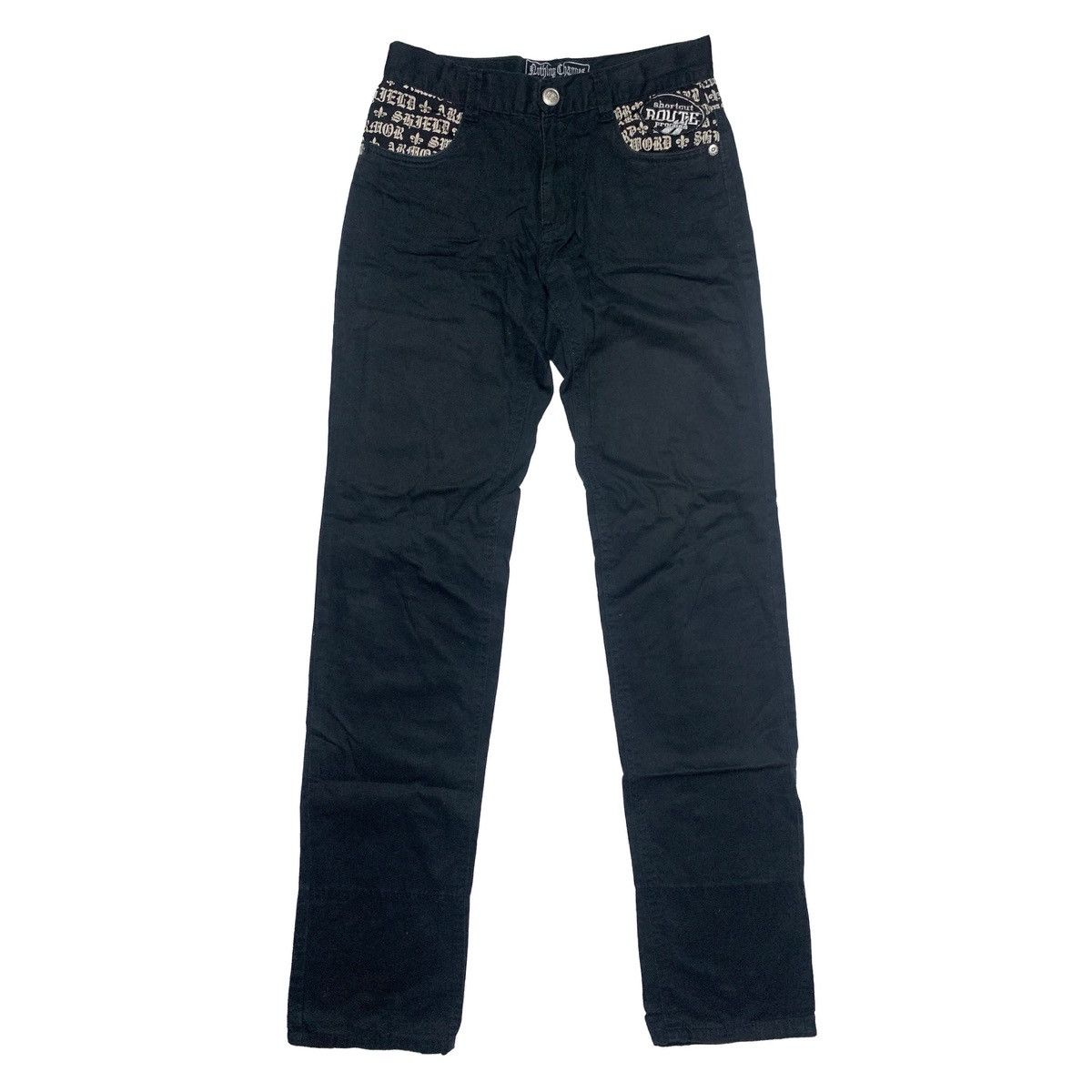 Changes Nothing Changes Skull Print Black Jeans Punk Streetwear W30 Size US 30 / EU 46 - 1 Thumbnail