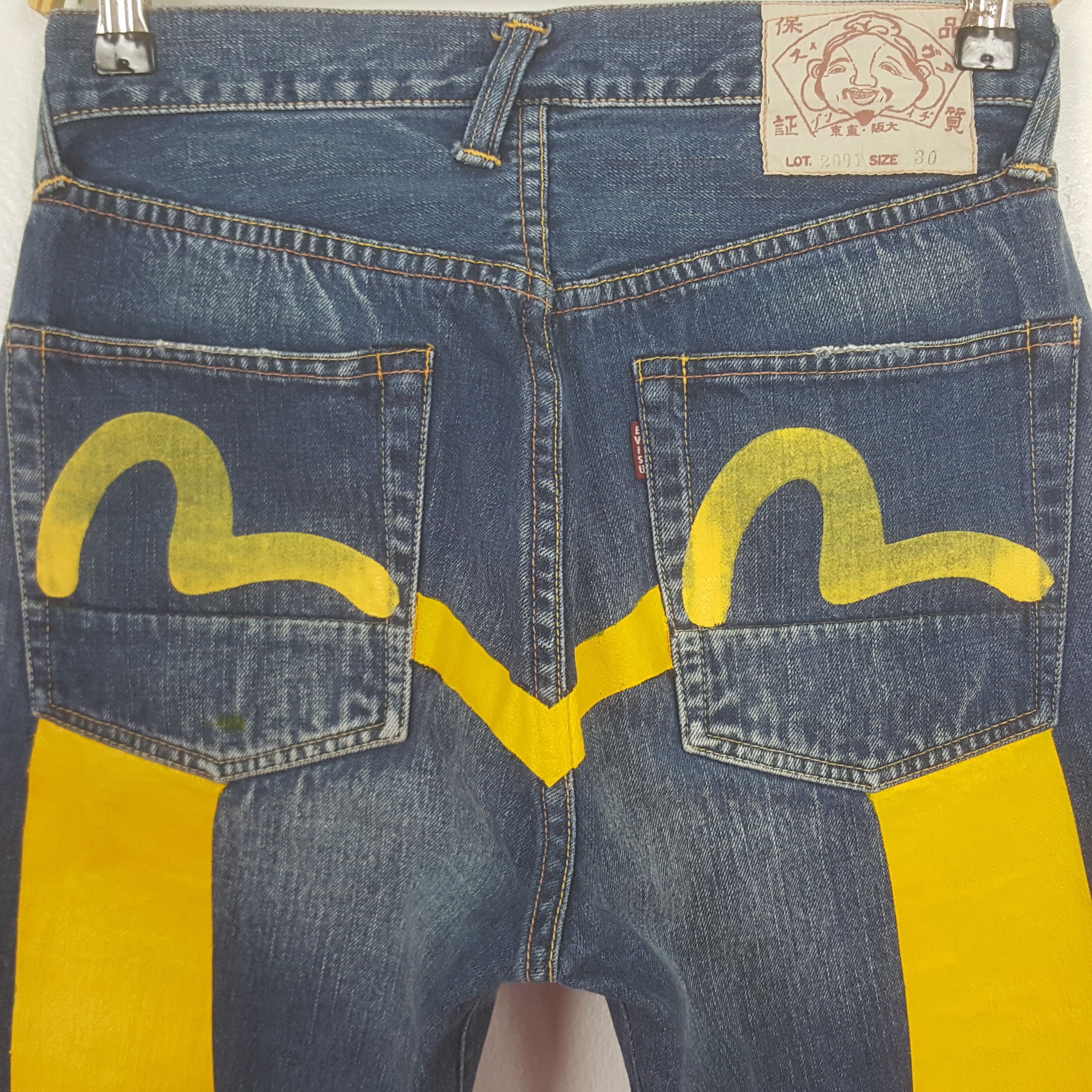Evisu Vintage Evisu Japanese Daicock Custom Shorts Jeans C318N13 Size US 27 - 2 Thumbnail