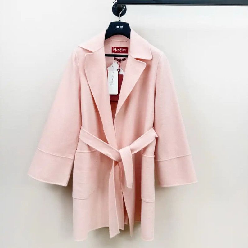 Max Mara MaxMara Pink Ladies Coat 0089 Size M / US 6-8 / IT 42-44 - 1 Thumbnail