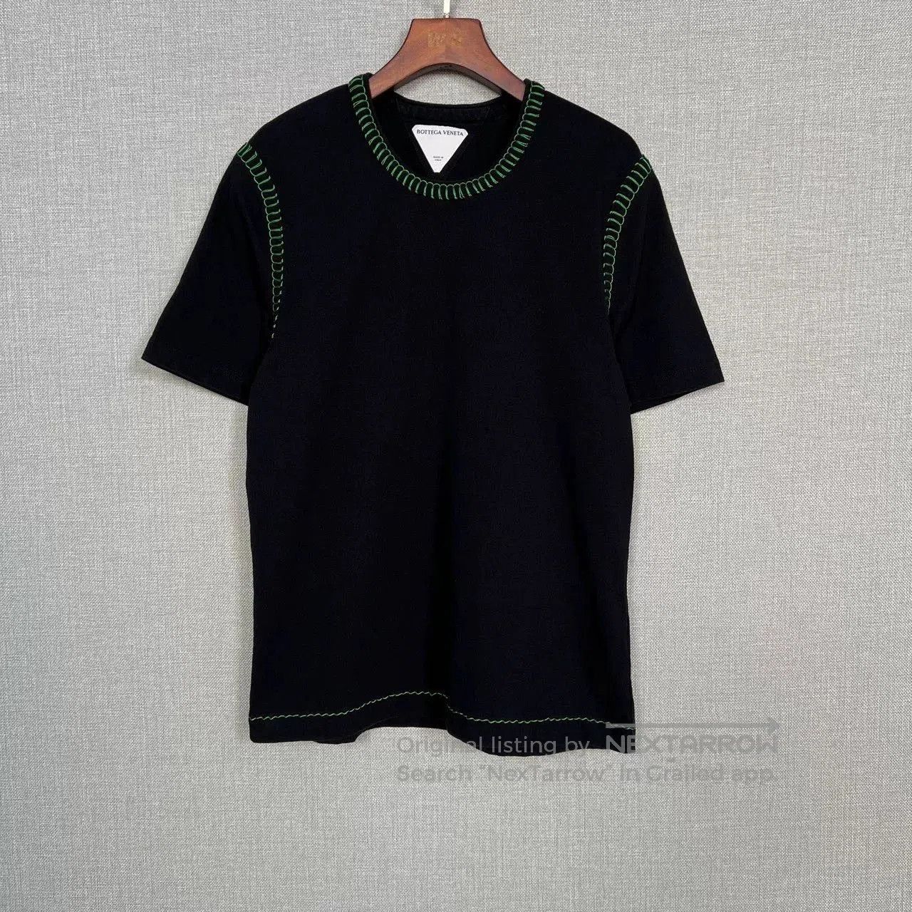 Bottega Veneta Bottega Veneta Black Green Stitch Tee. Size US M / EU 48-50 / 2 - 1 Thumbnail
