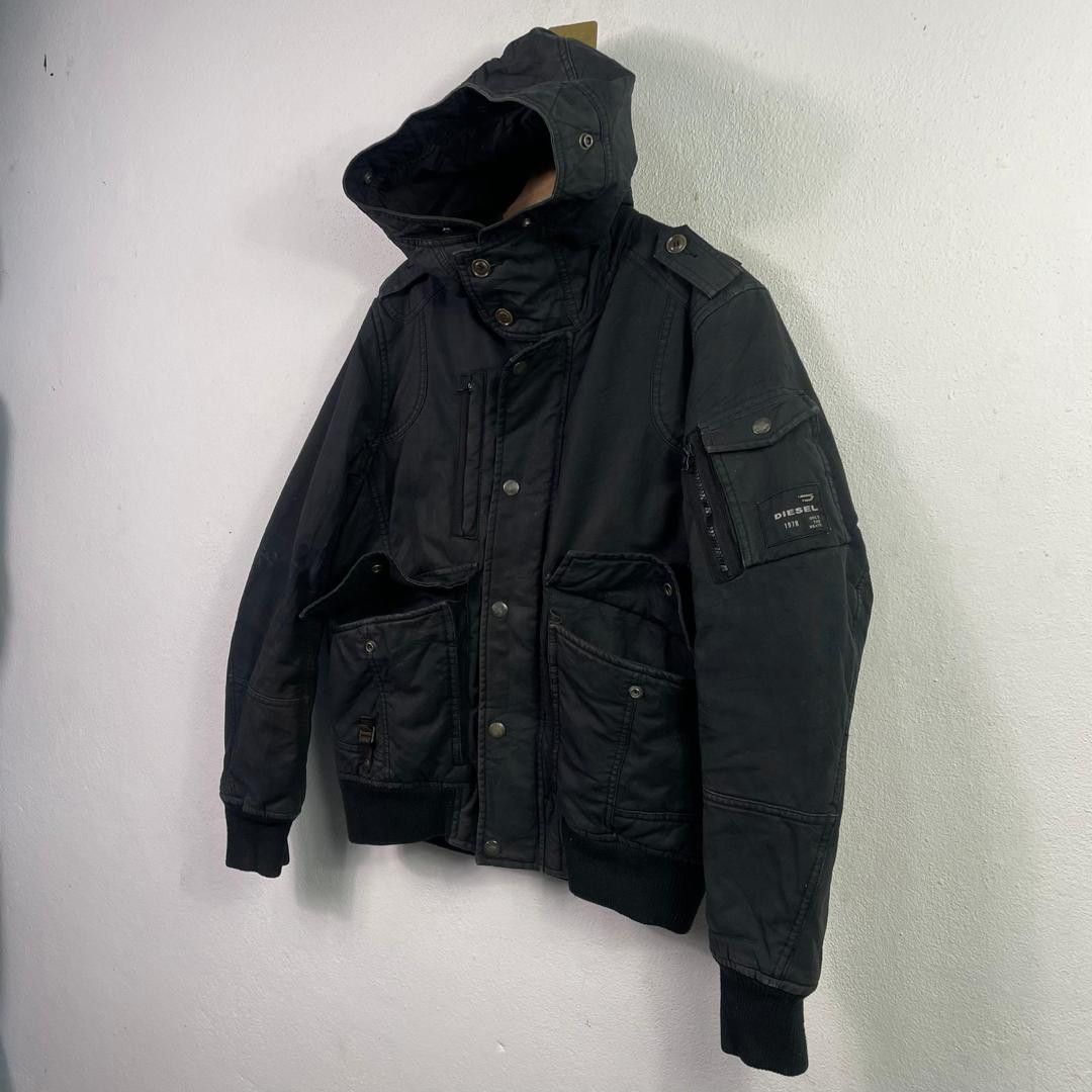 Carhartt × Diesel Diesel Duck Canvas Workwear Hooded Jacket Size US M / EU 48-50 / 2 - 2 Thumbnail