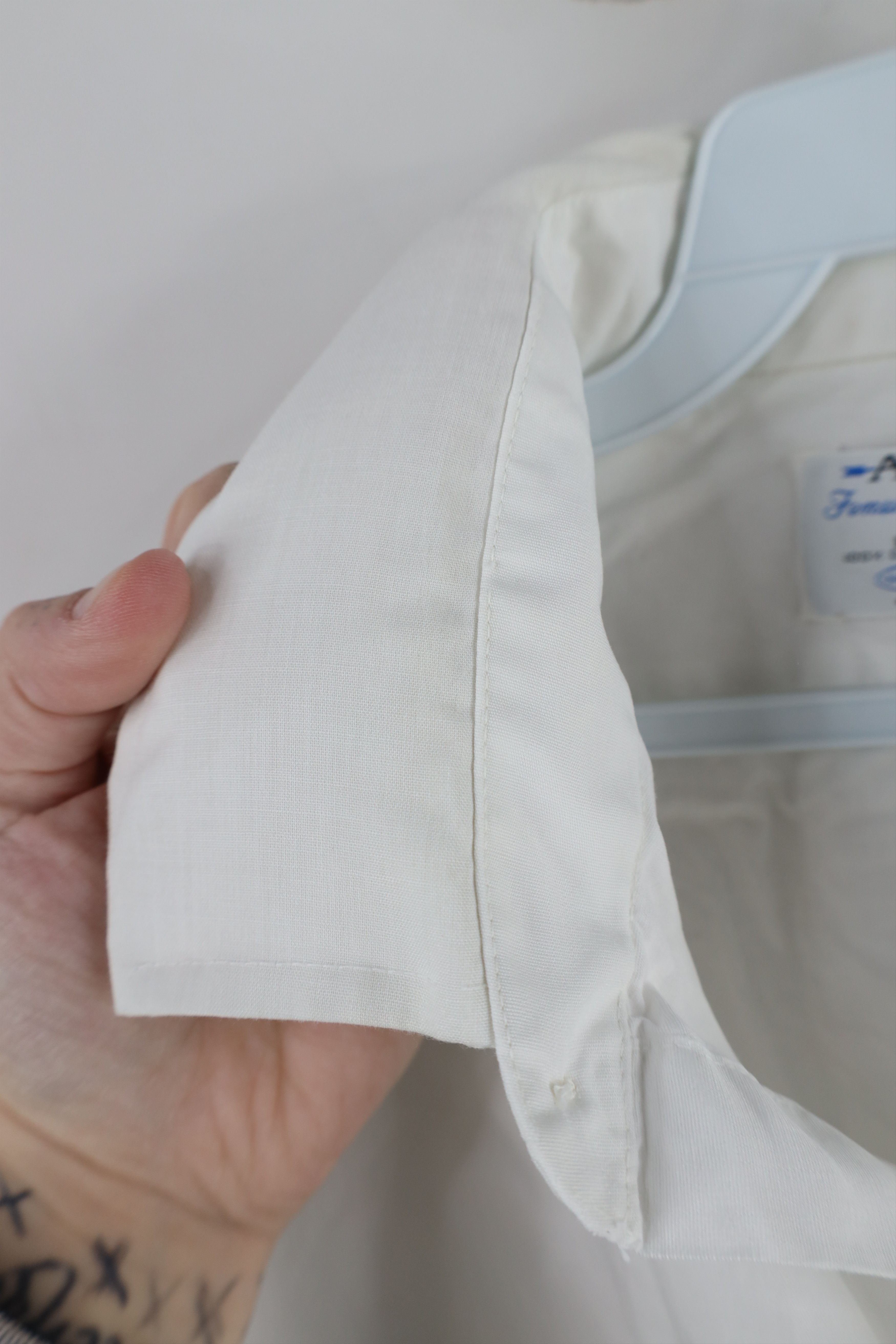 Vintage Vintage 50s 60s Streetwear Cotton Button Shirt White USA Size US M / EU 48-50 / 2 - 11 Thumbnail