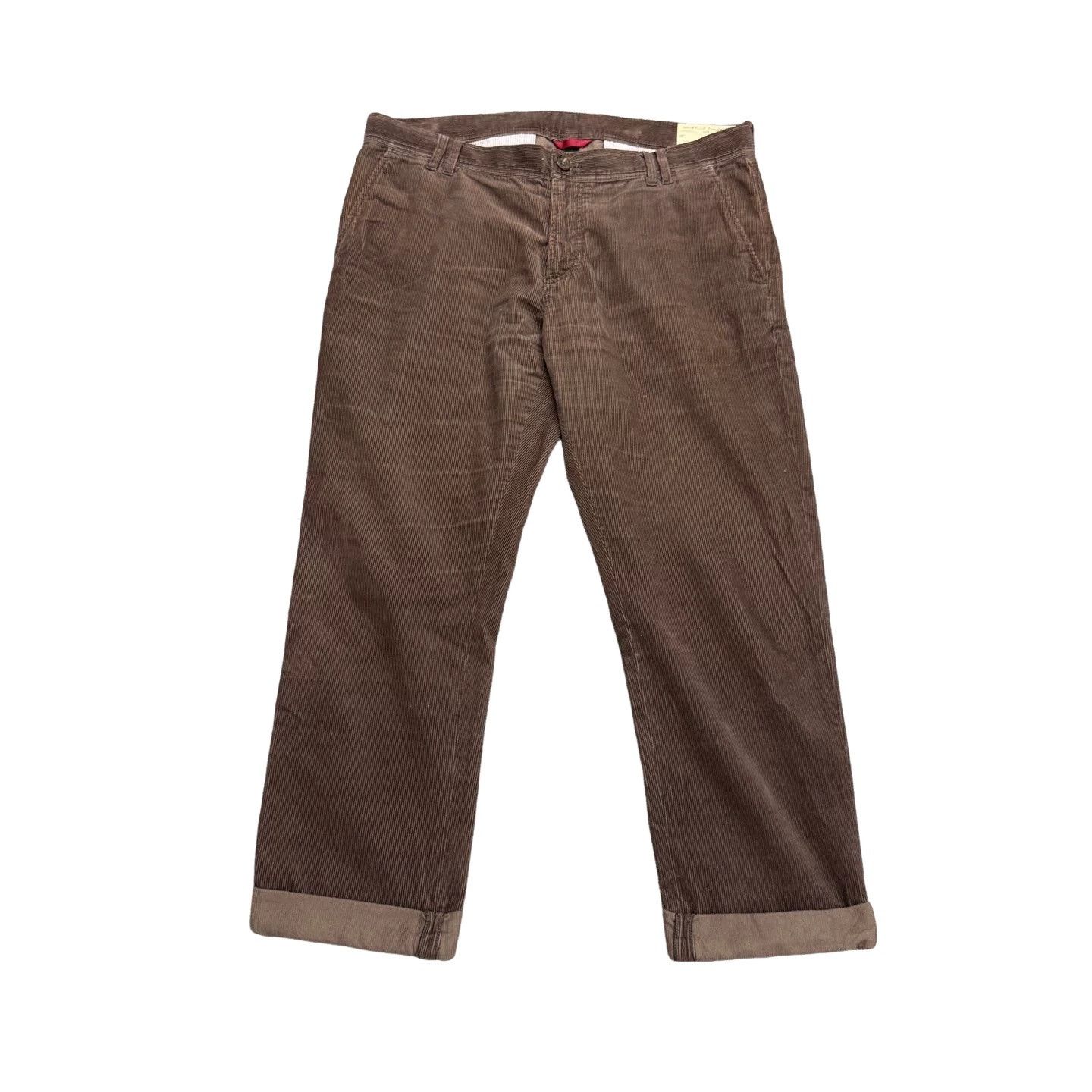 Brunello Cucinelli Brunello Cucinelli Brown Corduroy Casual Pants US 36 Size US 36 / EU 52 - 1 Thumbnail