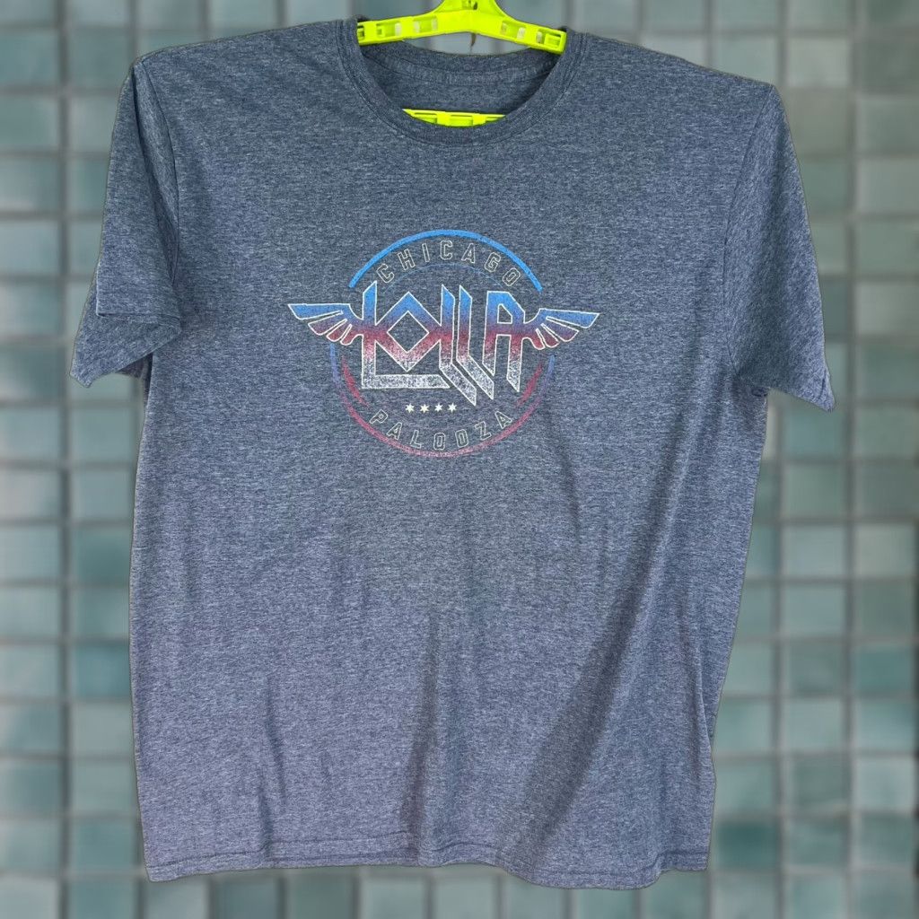 Doublet VINTAGE Lolla Palooza Chicago T-Shirt Adult XL Blue Double-Sided Graphic Concert Mens Size US XL / EU 56 / 4 - 1 Thumbnail