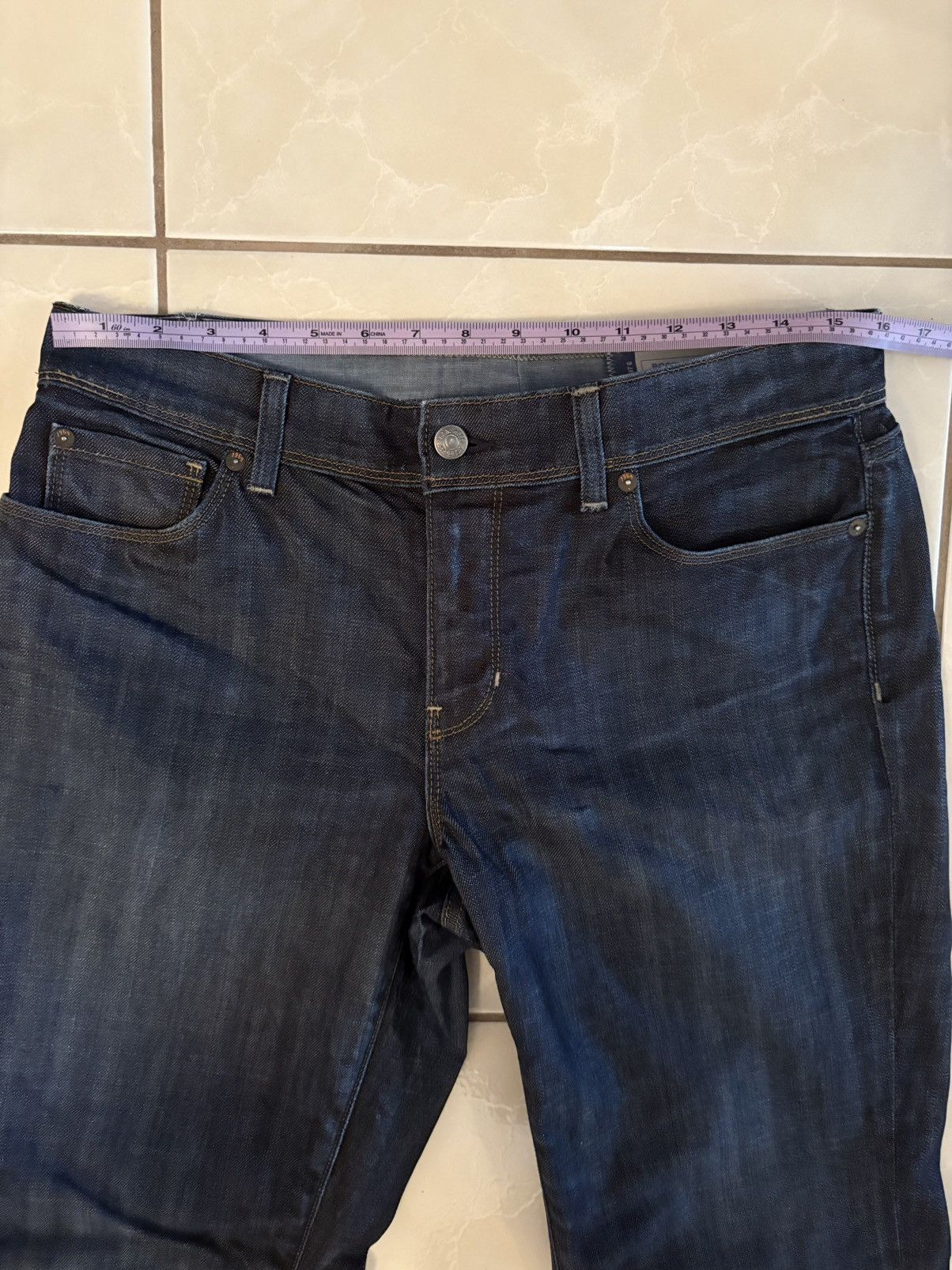 Gap Vintage GAP 1969 striped denim Size 32" / US 10 / IT 46 - 7 Thumbnail