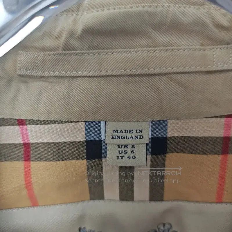 Burberry Burberry Khaki Cotton Women's Trench Coat. Size M / US 6-8 / IT 42-44 - 2 Thumbnail