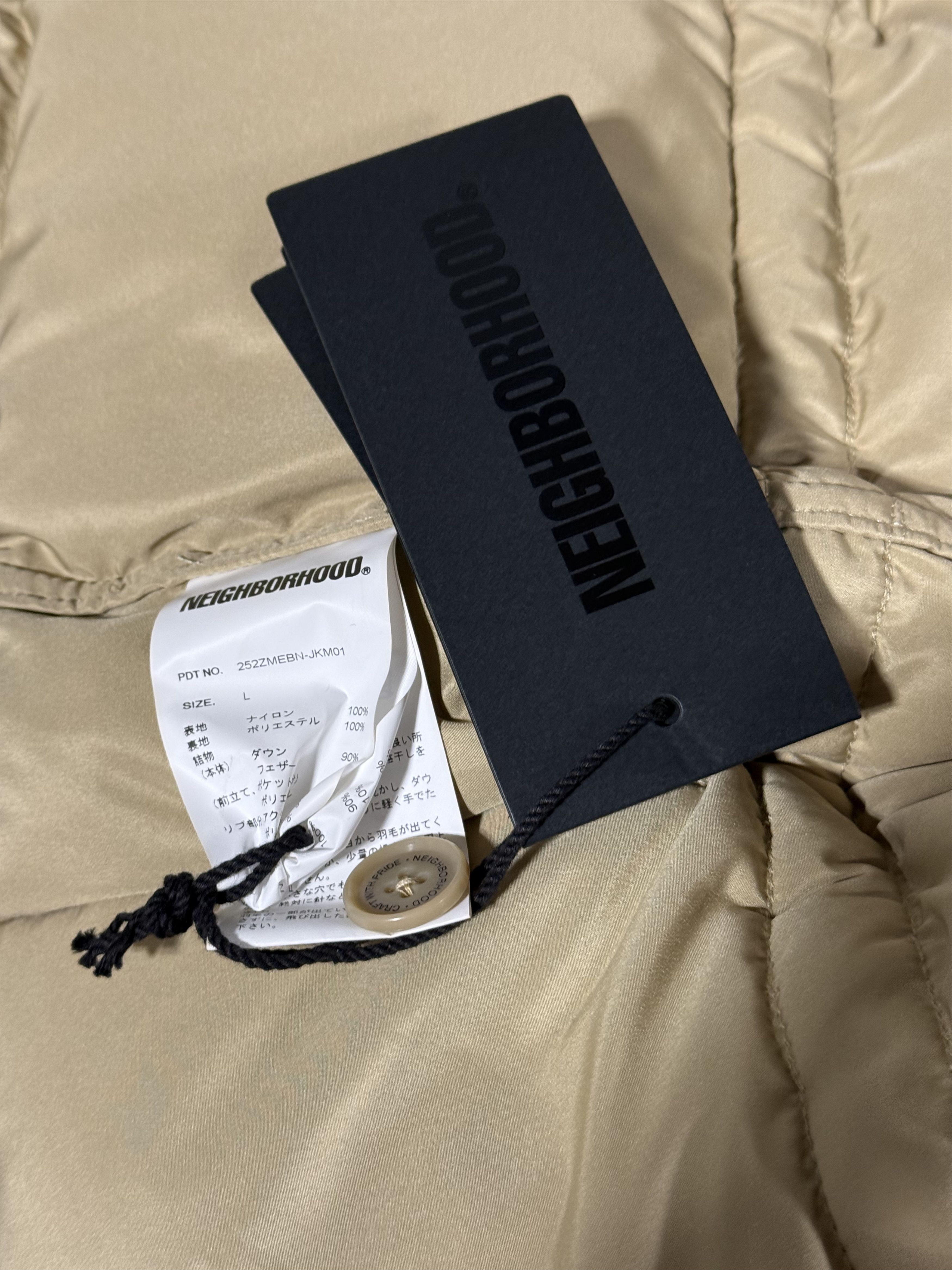 Neighborhood Neighborhood x Eddie Bauer Karekoram Down Jacket 'Beige' Size US L / EU 52-54 / 3 - 6 Thumbnail