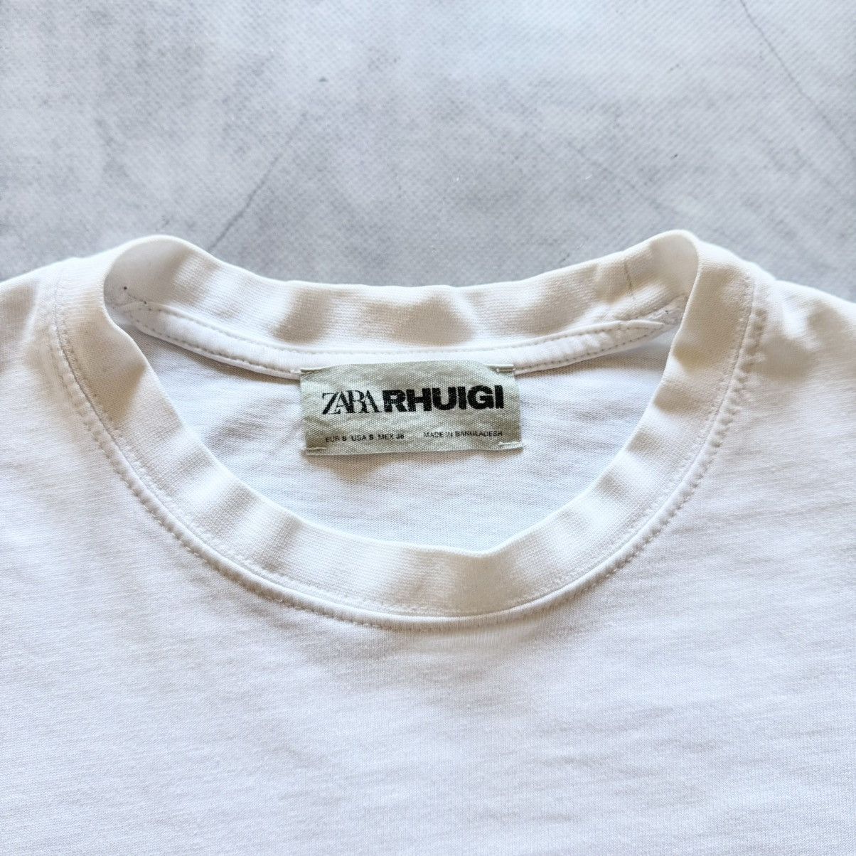 Rhude × Zara Rhude x Zara Rhuigi Small Logo T-Shirt Tee Shirt japan Size US S / EU 44-46 / 1 - 3 Thumbnail