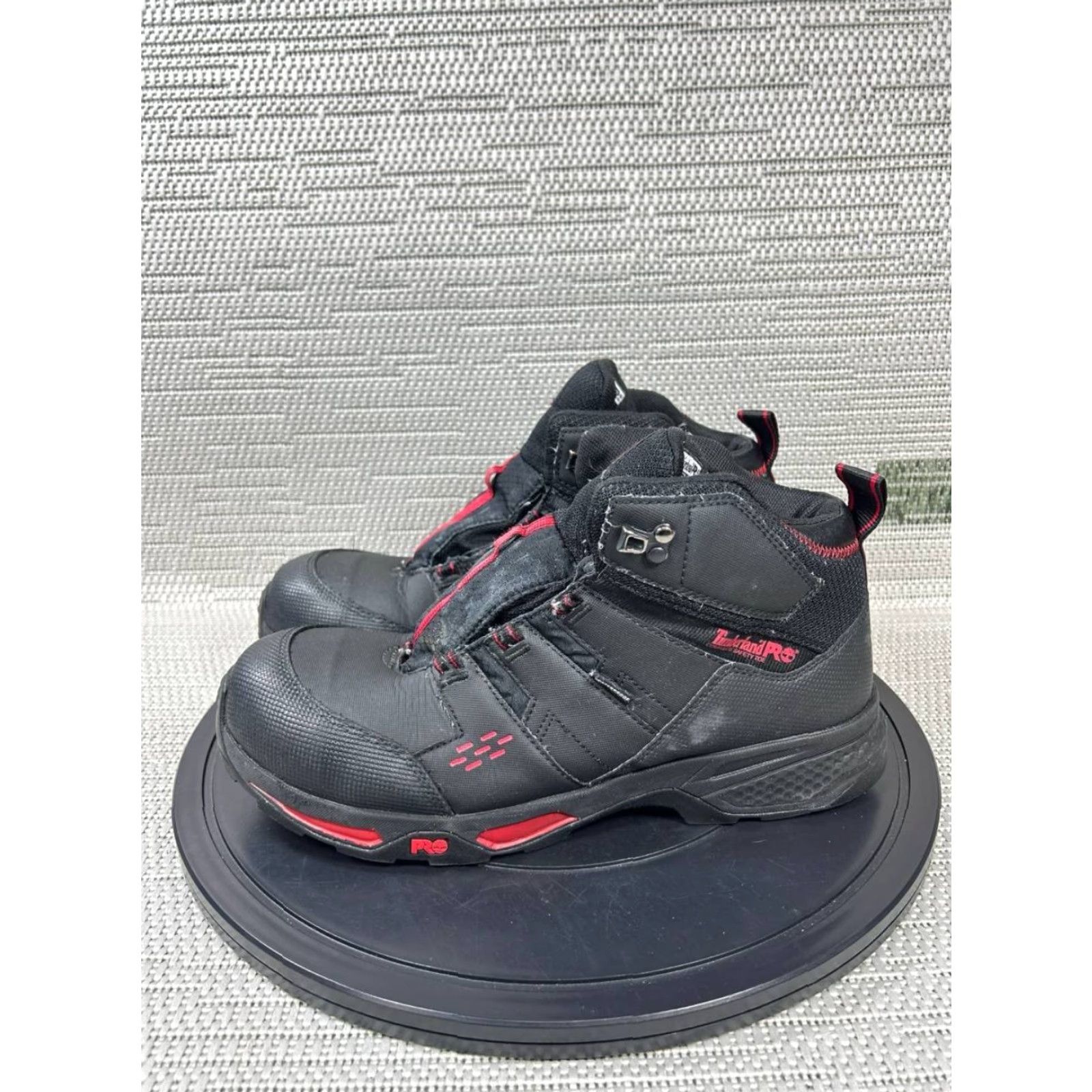 Timberland Timberland PRO Boots Mens Size 11.5 Wide Switchback Lt Composite Toe Work Black Size US 12 / EU 45 - 2 Thumbnail