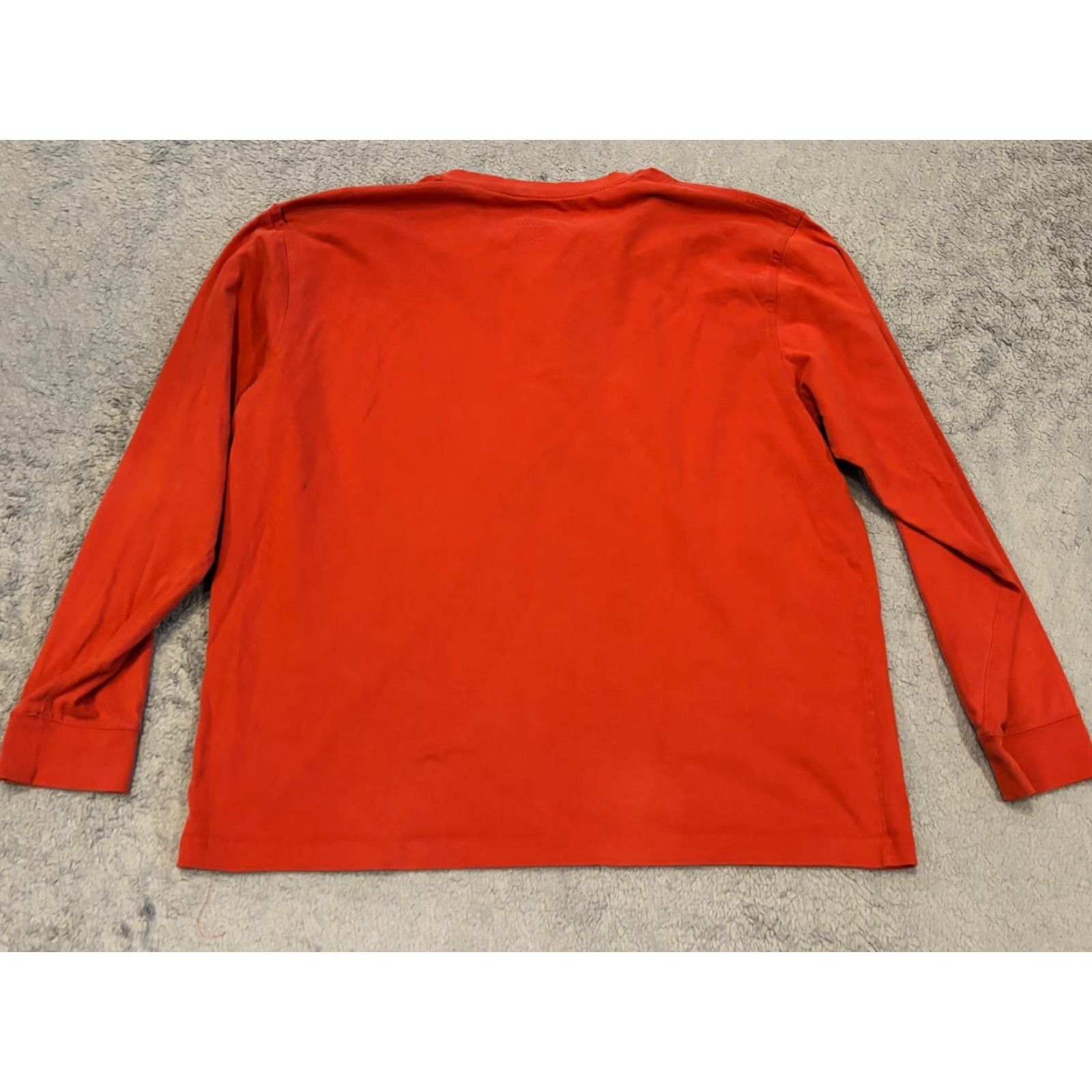 Vintage VINTAGE? No — L.L. Bean Shirt Men Long Sleeve Henley Orange Regular Fit Knit Cotton Tee Casual Size US L / EU 52-54 / 3 - 5 Thumbnail