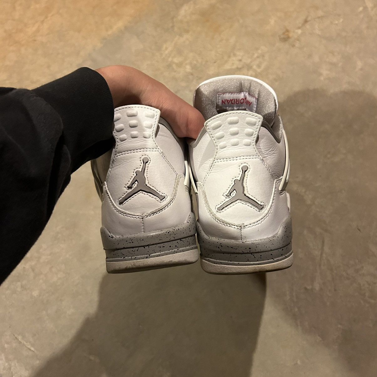 Jordan Brand × Nike Jordan 4 Retro White Oreo 2021 US 8.5 Size US 8.5 / EU 41-42 - 4 Thumbnail