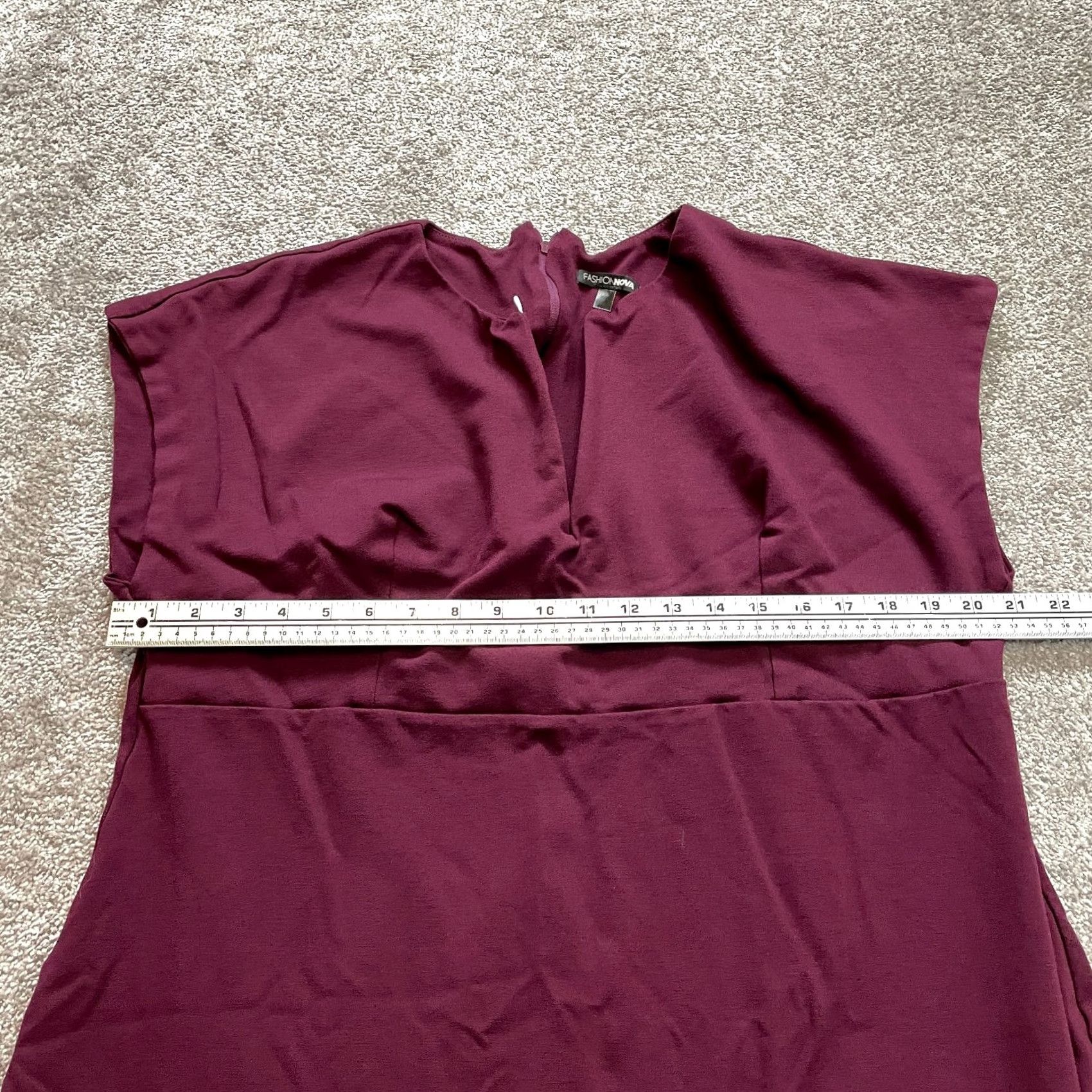 Fashion Nova Fashion Nova Shift Dress Womens Plus 3X Purple Midi Sleeveless Nylon Stretch Dress Size XXL / US 16-18 / IT 52-54 - 4 Thumbnail