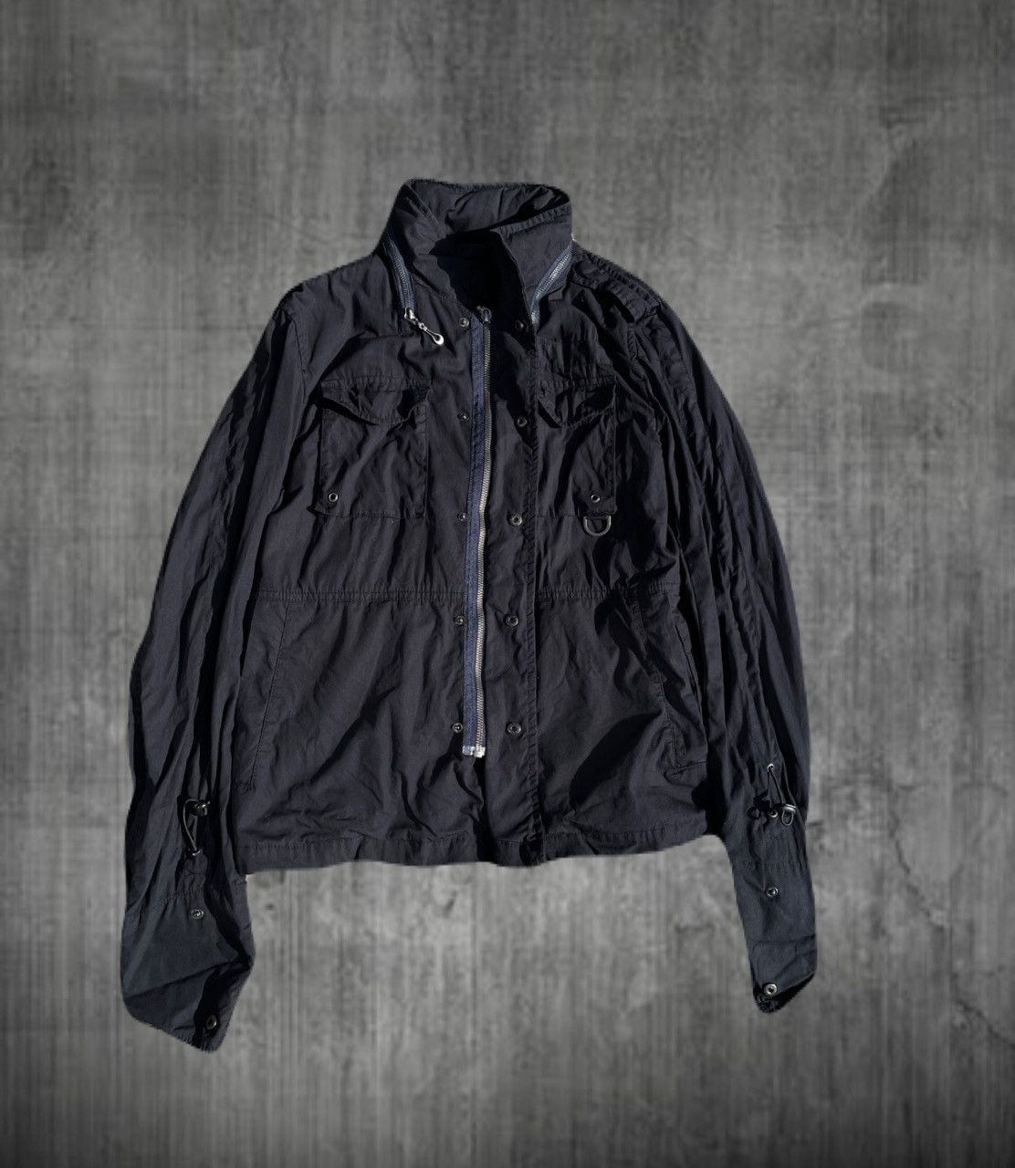 If Six Was Nine 2000s Japanese archive Vkei Gimmic Slim Zip Jacket Size US S / EU 44-46 / 1 - 1 Thumbnail