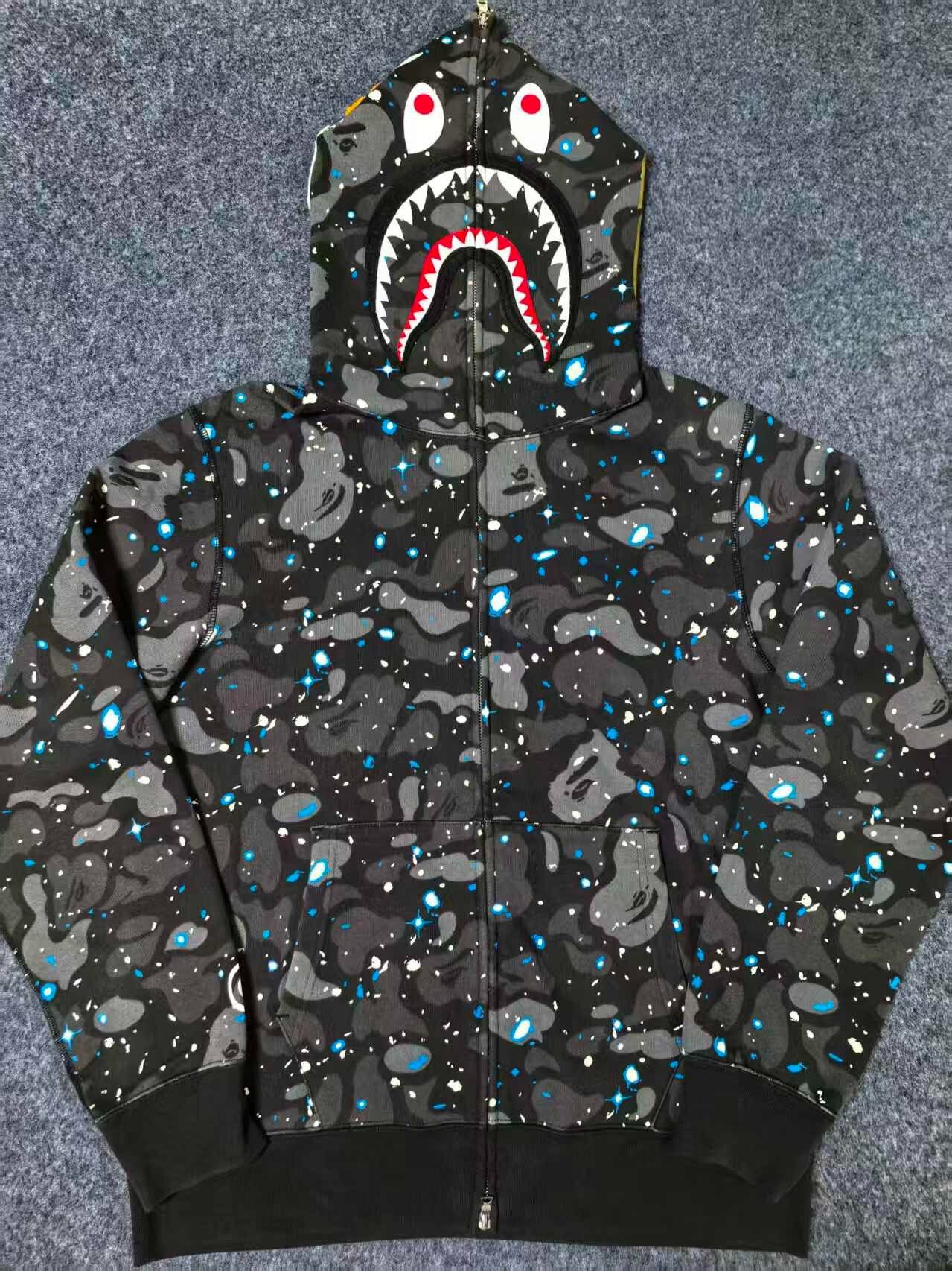 Bape Bape Multi Shark Sweatshirt Pullover Size US XL / EU 56 / 4 - 1 Thumbnail