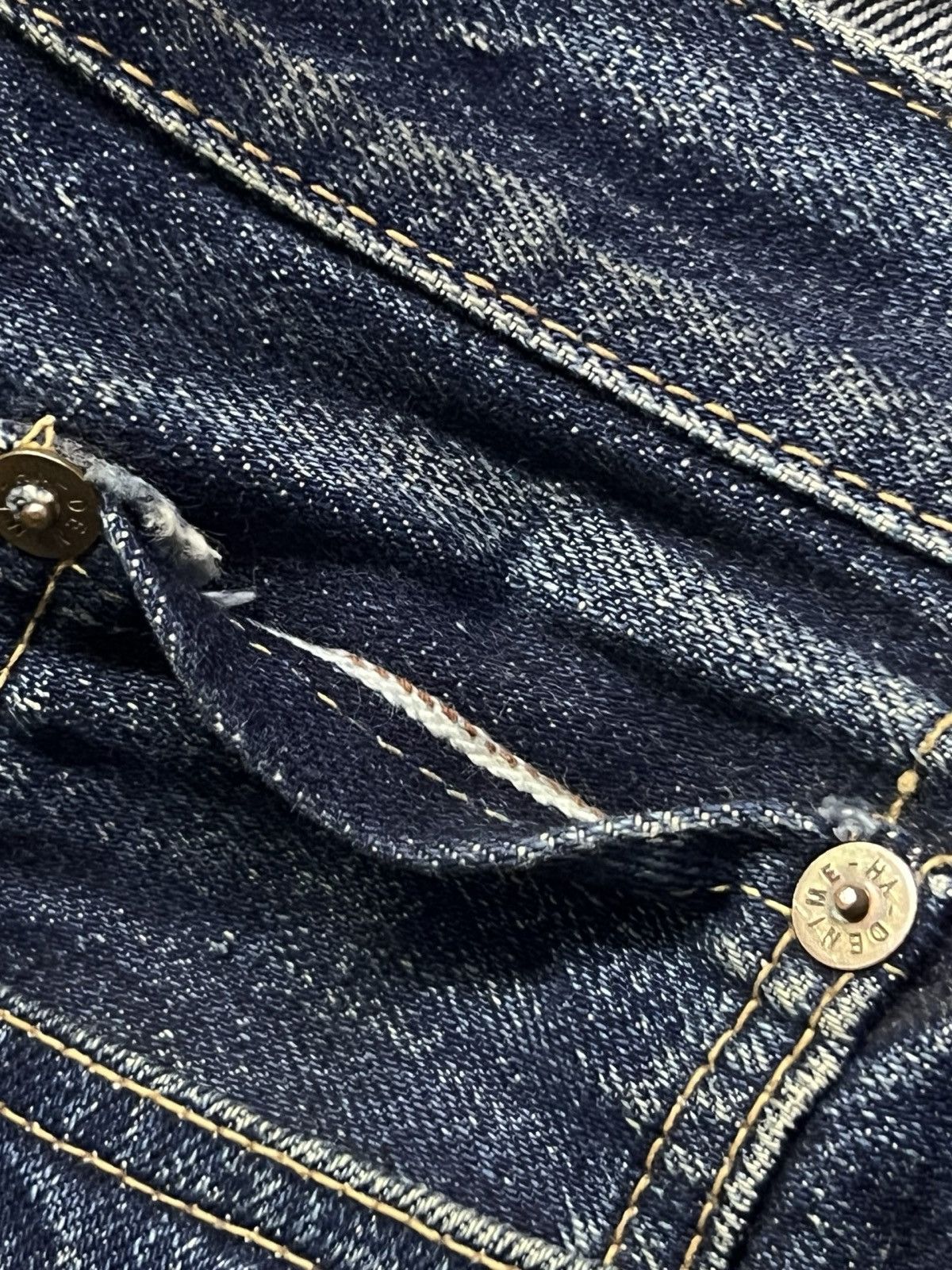 Denime Vintage 90s Denime Osaka Five Japanese Selvedge Denim | W32 Size US 32 / EU 48 - 10 Thumbnail