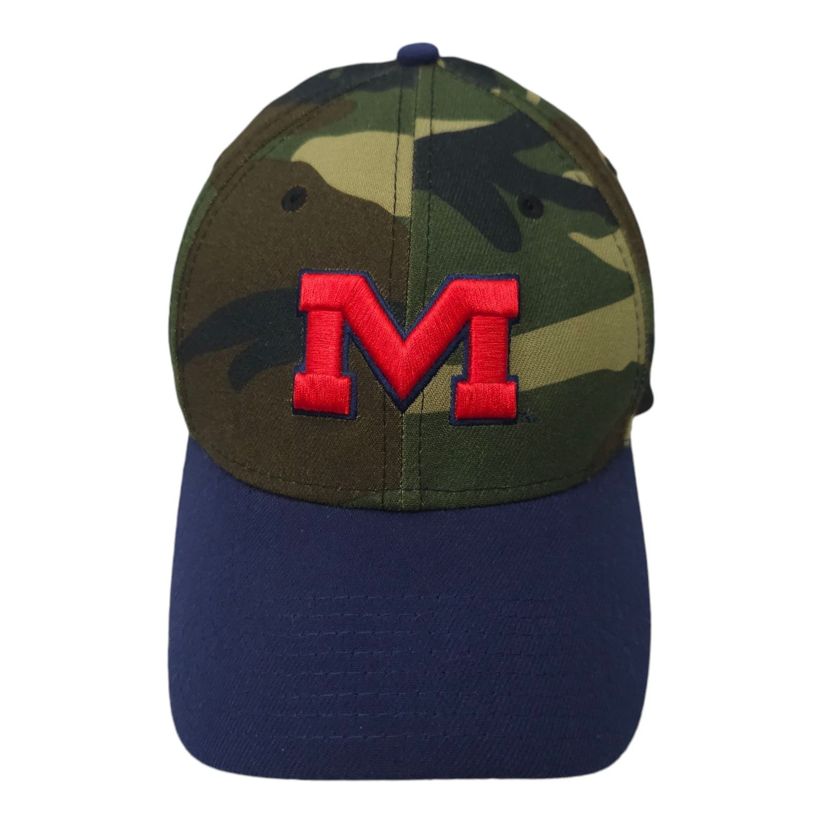 New Era New Era 39Thirty Ole Miss Cap Stretch Flex M/L Embroidered Size ONE SIZE - 1 Thumbnail