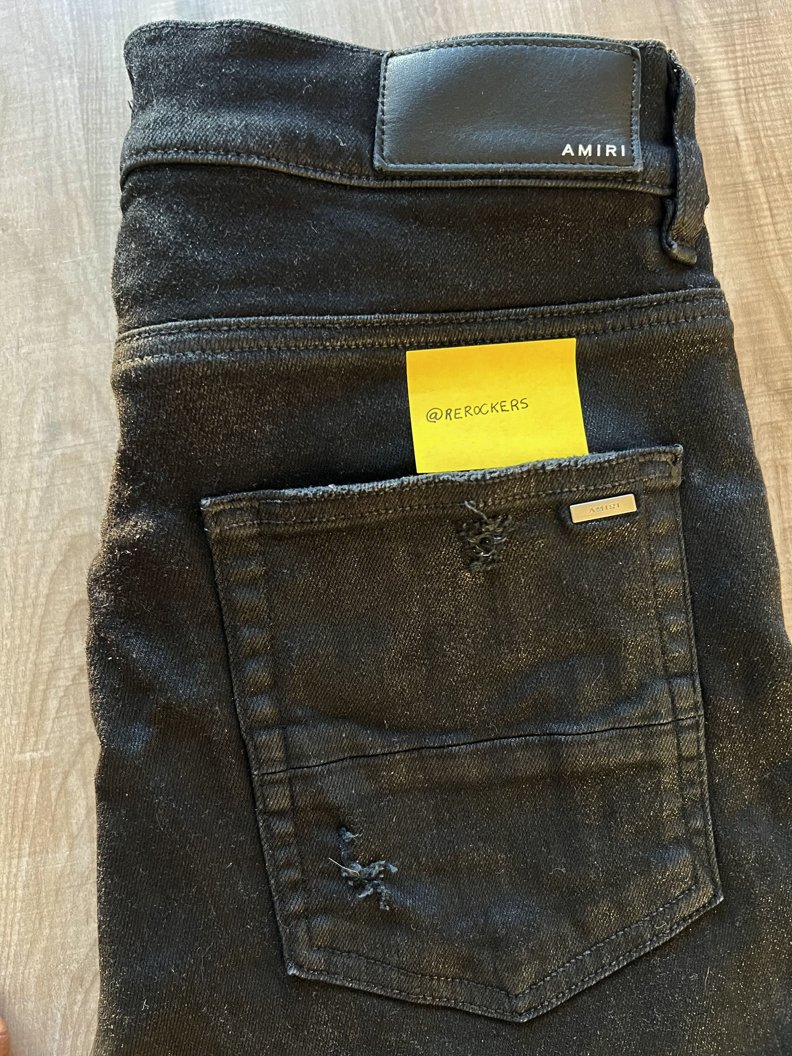 Amiri AMIRI COATED MX1 JEAN Size US 32 / EU 48 - 10 Thumbnail